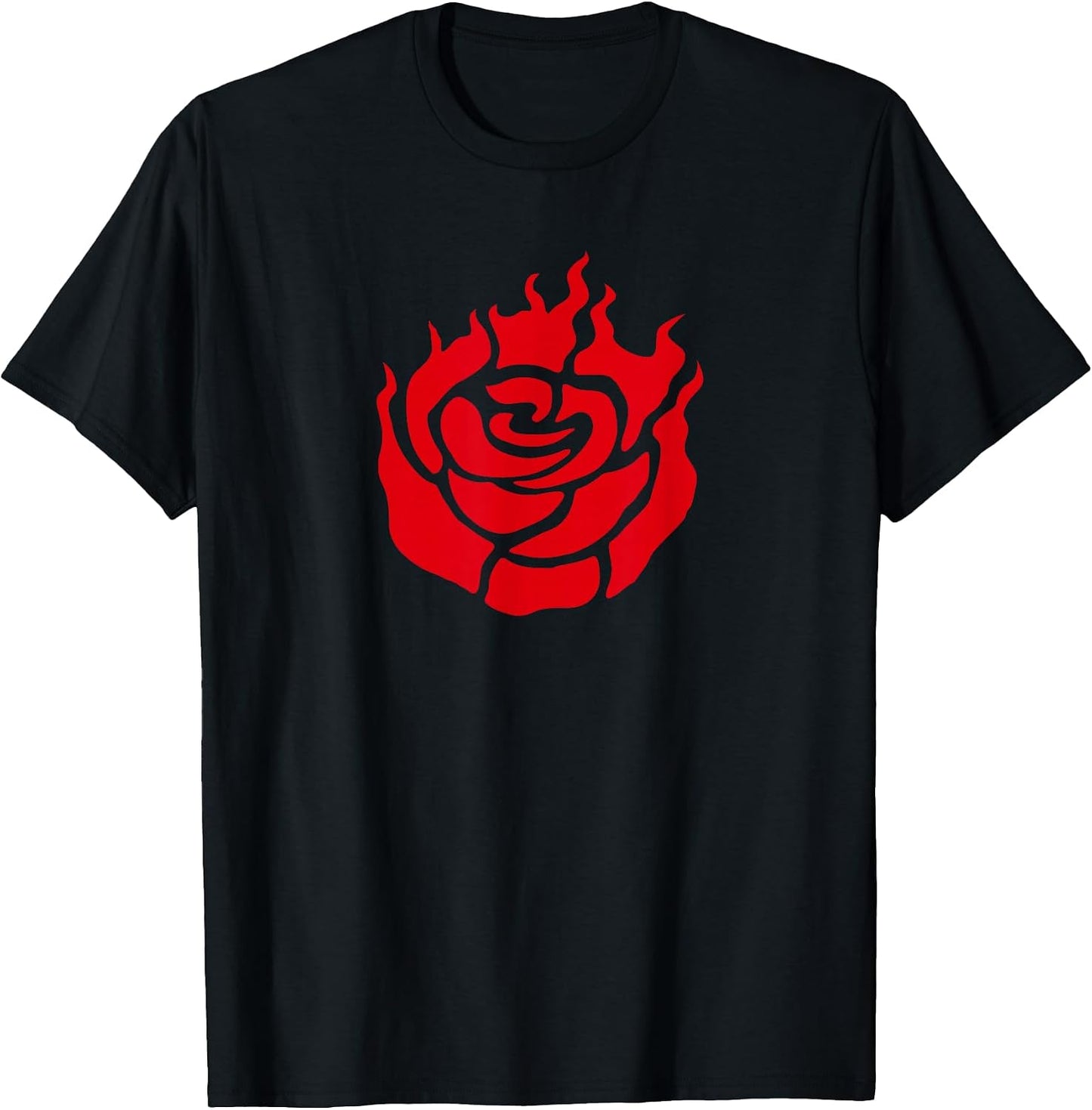 Fire Rose Burn Flower Burning Ruby Burns - Adult & Kids T-Shirts, Sweatshirts & Hoodies apparel design preview 1