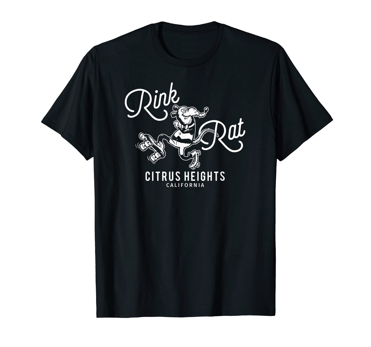 Roller Skating Rink Rat Old School Skate T-Shirt - Custom Art Print Unisex - T-Shirt, Sweatshirt, Hoodie