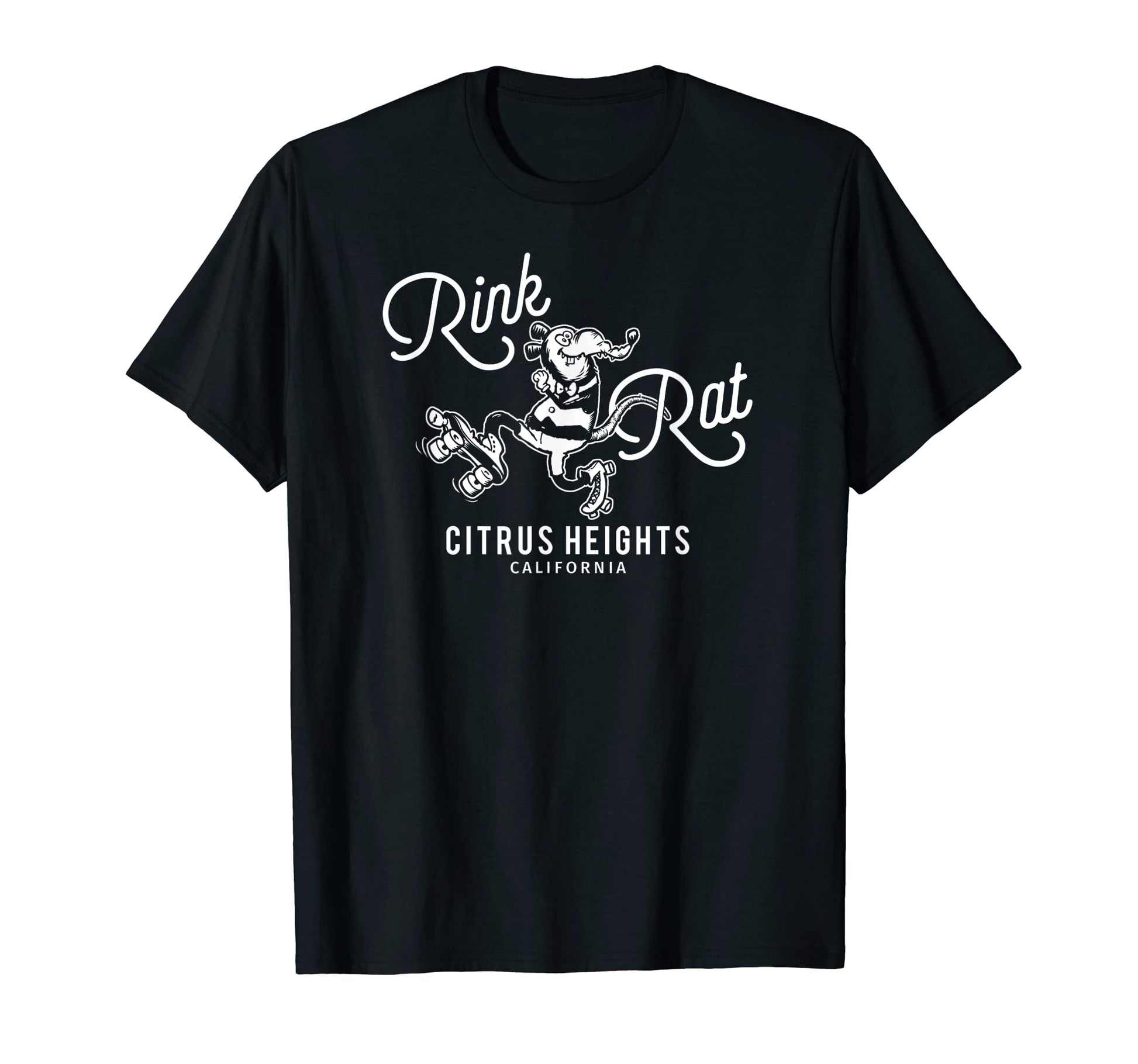 Roller Skating Rink Rat Old School Skate T-Shirt - Custom Art Print Unisex - T-Shirt, Sweatshirt, Hoodie