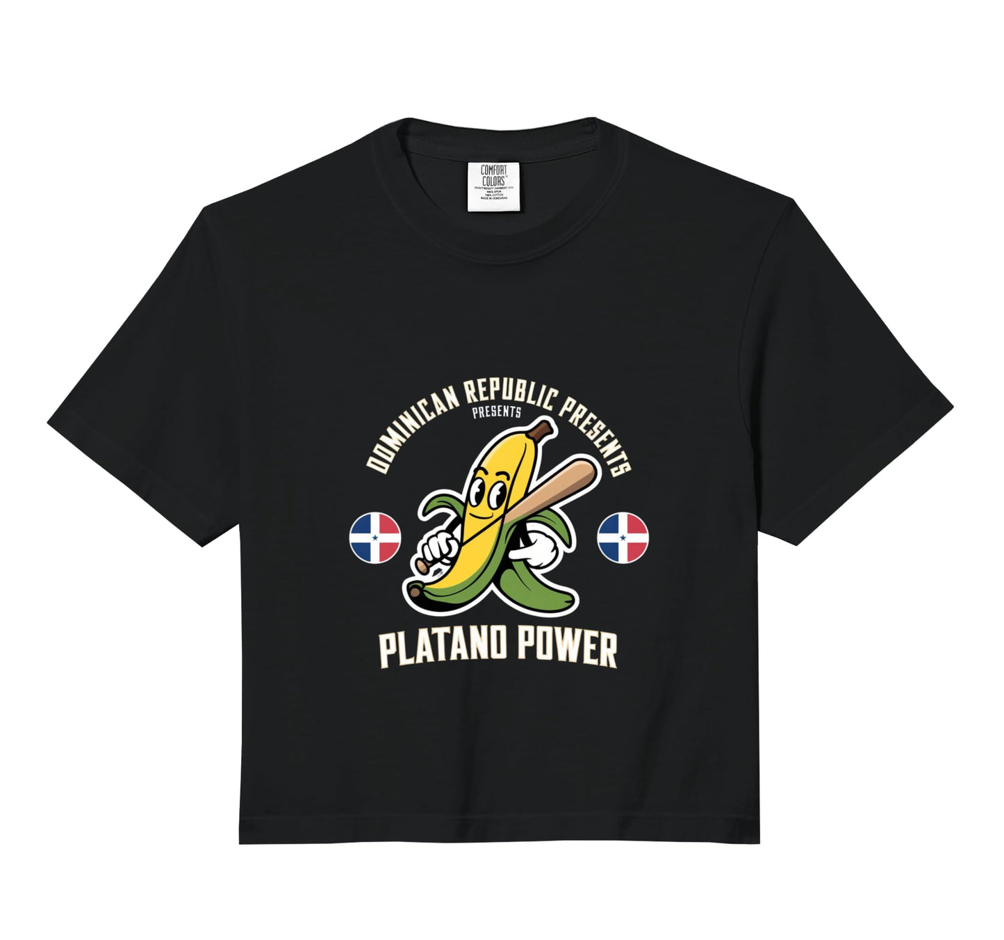 Dominican Republic Platano Power Hoodie - Fun Novelty Design Men Women - T-Shirt, Sweatshirt, Hoodie
