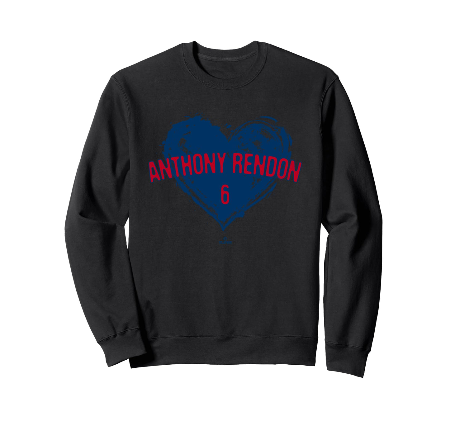 Distressed Heart Anthony Rendon Los Sweatshirt - Graphic Print Unisex - T-Shirt, Sweatshirt, Hoodie