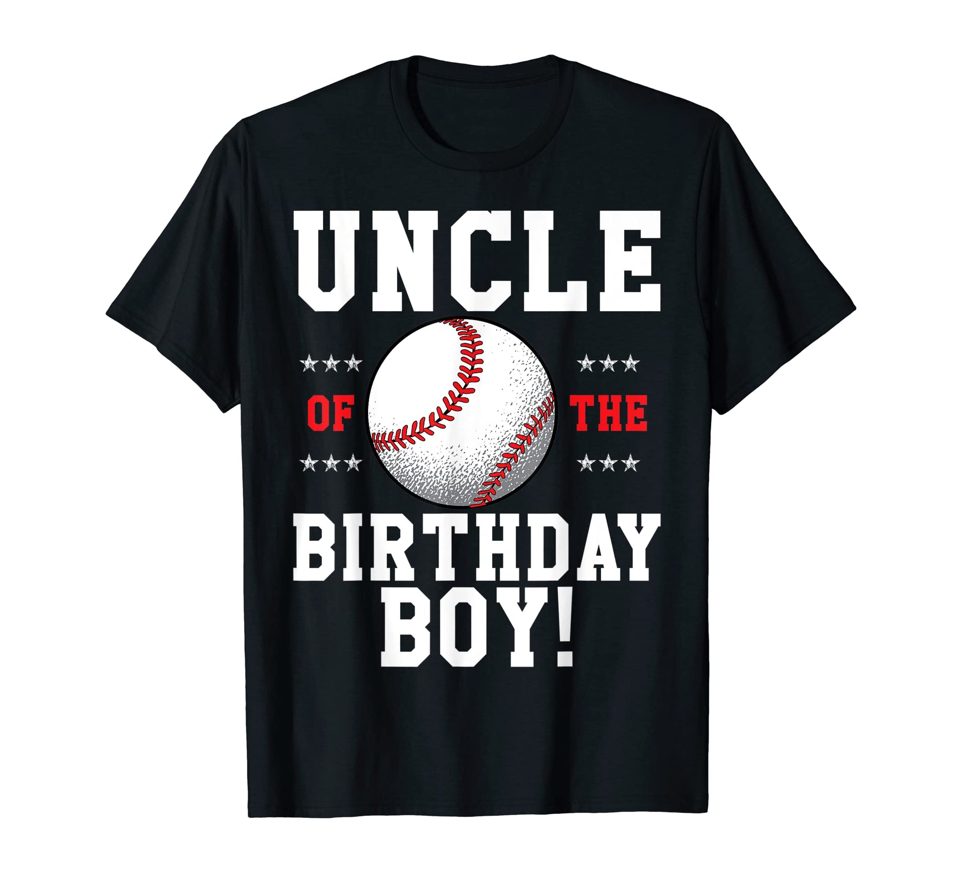 Uncle Birthday Baseball Matching T-Shirt - Custom Art Print Men Women - T-Shirt, Sweatshirt, Hoodie
