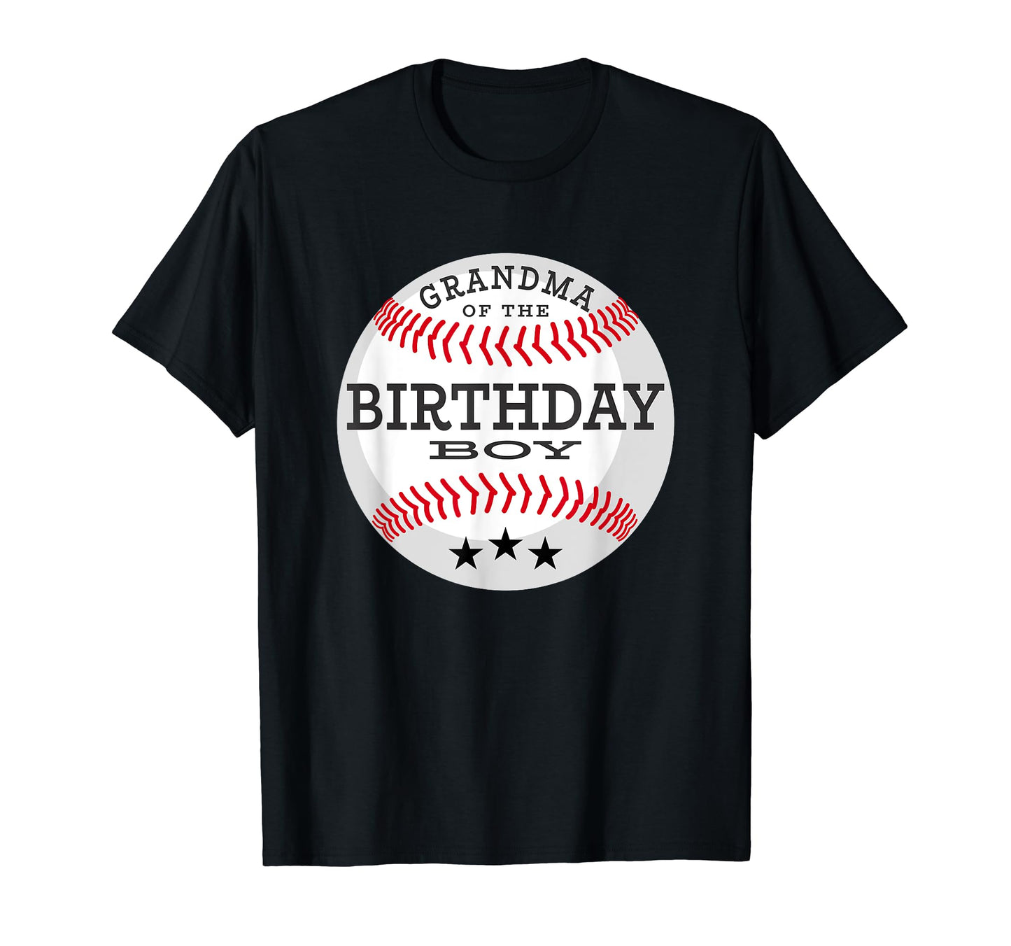 Baseball Birthday Party Grandma Birthday T-Shirt - Novelty Apparel Unisex - T-Shirt, Sweatshirt, Hoodie