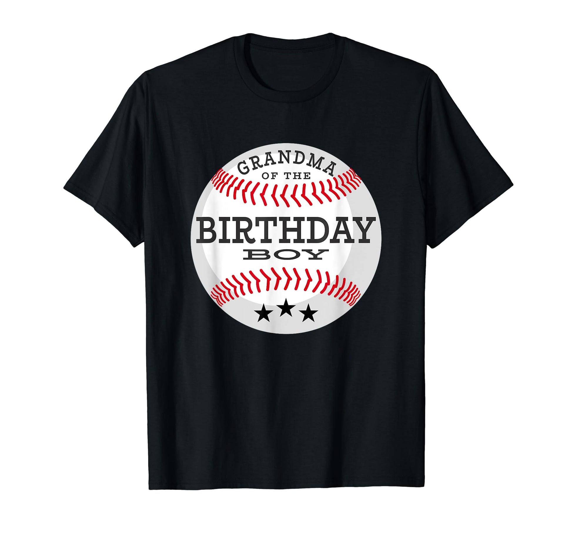 Baseball Birthday Party Grandma Birthday T-Shirt - Novelty Apparel Unisex - T-Shirt, Sweatshirt, Hoodie