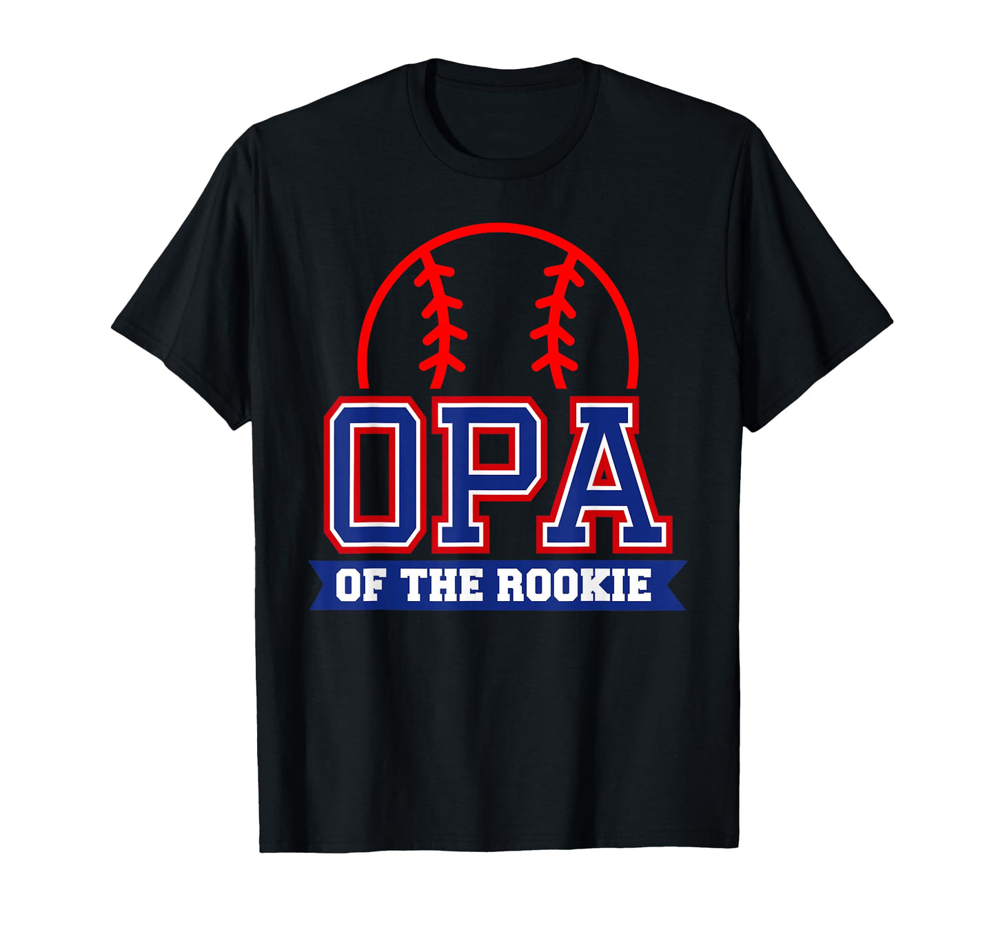 Opa Rookie 1St Birthday Baseball Theme T-Shirt - Unique Graphic for Adults - T-Shirt, Sweatshirt, Hoodie