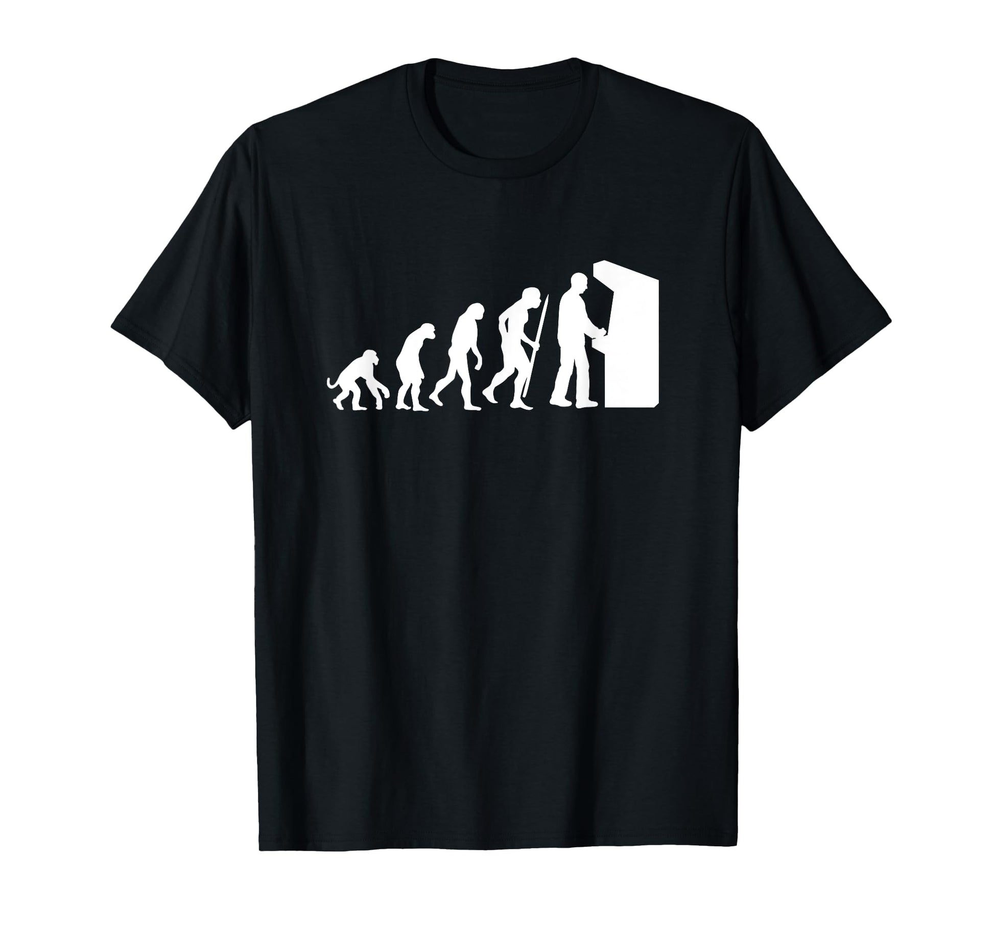 Funny Arcade Evolution Arcade Old T-Shirt - Custom Art Print Men Women - T-Shirt, Sweatshirt, Hoodie