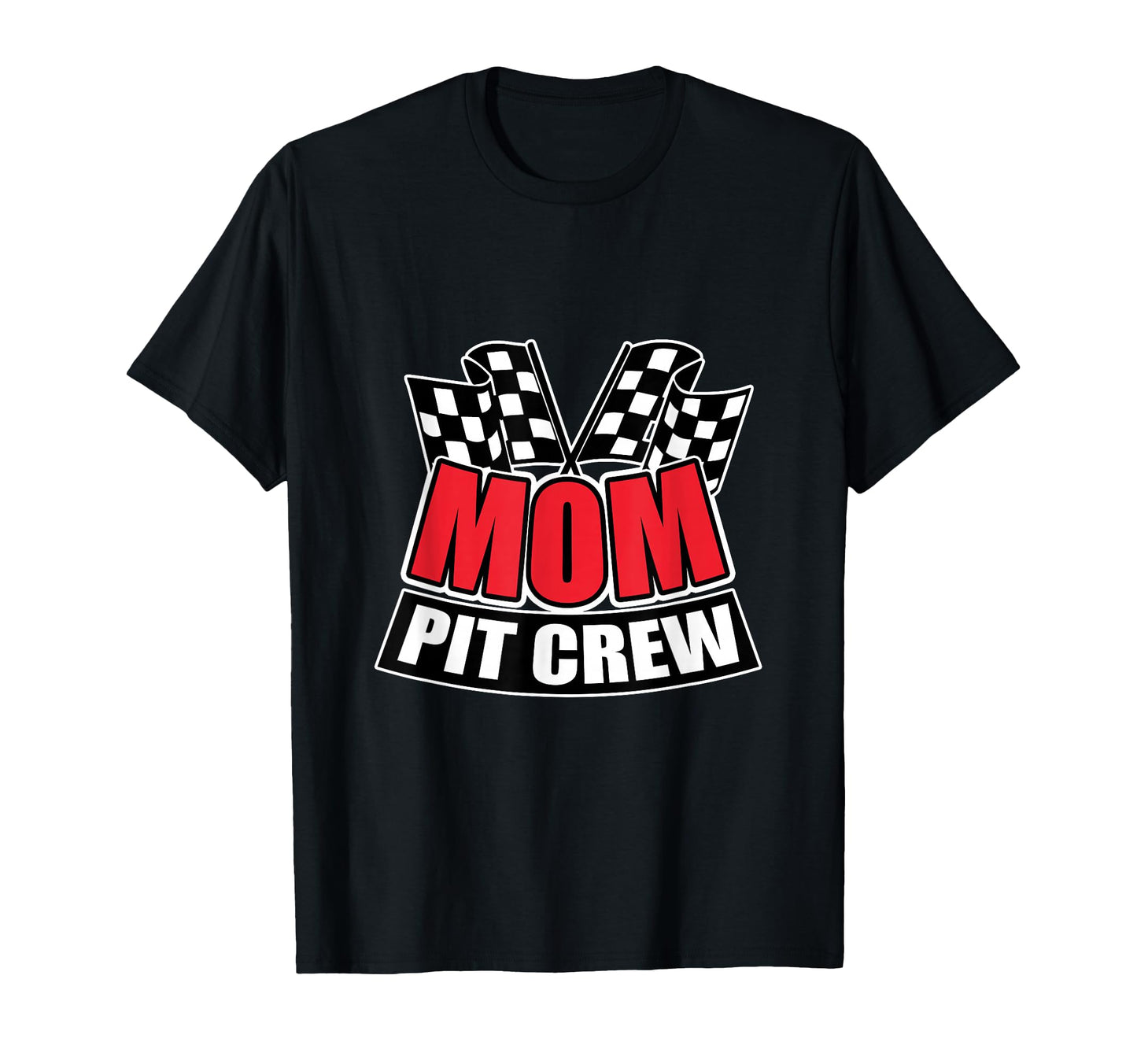 Mom Pit Crew Gift Funny Hosting T-Shirt - Fun Novelty Design for Adults - T-Shirt, Sweatshirt, Hoodie