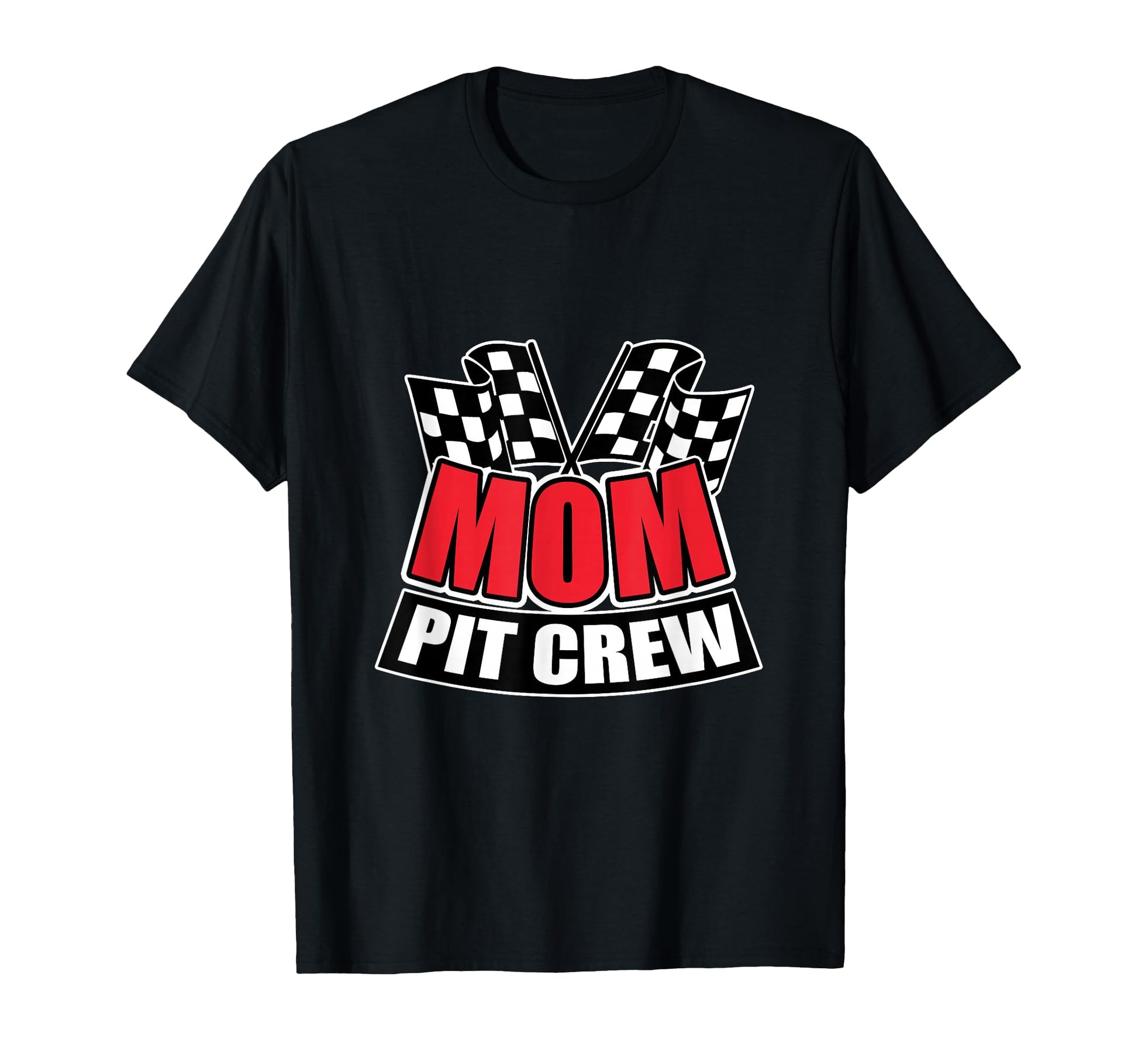 Mom Pit Crew Gift Funny Hosting T-Shirt - Fun Novelty Design for Adults - T-Shirt, Sweatshirt, Hoodie