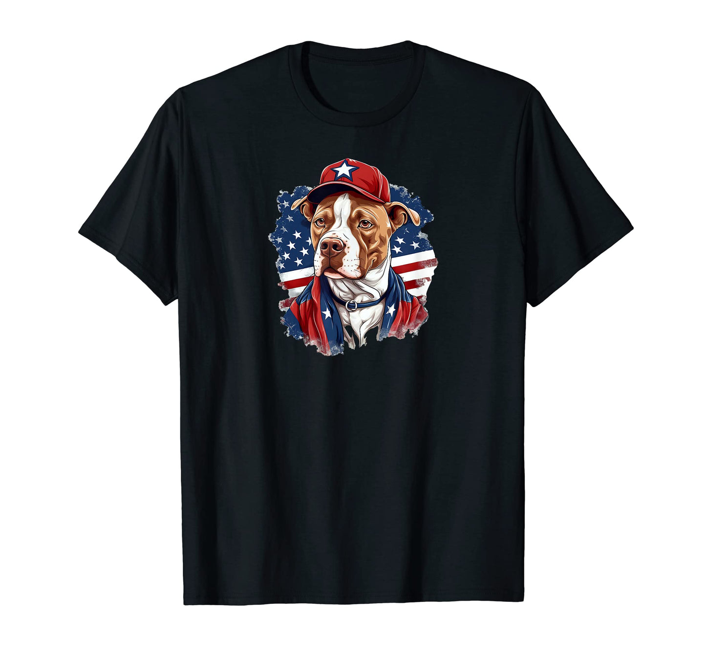 Dog As Baseball Player 4Th July T-Shirt - Fun Novelty Design Men Women - T-Shirt, Sweatshirt, Hoodie