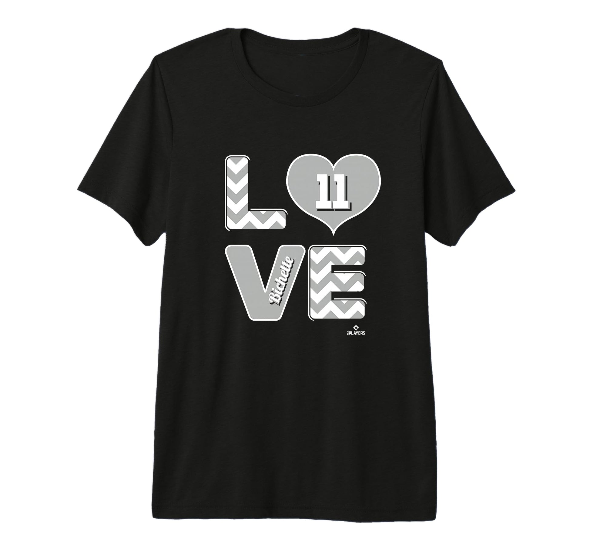 Bo Bichette Love Ball Tri Blend T-Shirt - Trendy Graphic Men Women - T-Shirt, Sweatshirt, Hoodie