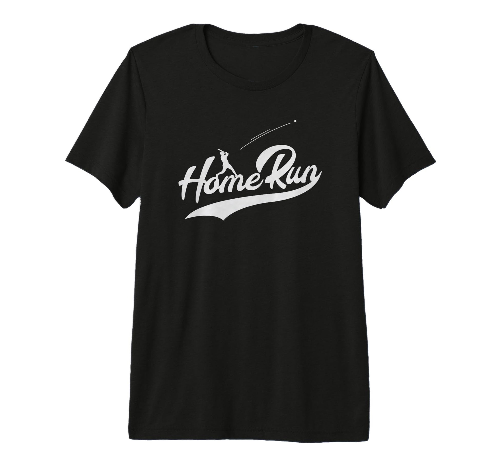 Home Run Baseball Team Ball Sports Tri T-Shirt - Trendy Graphic for Adults - T-Shirt, Sweatshirt, Hoodie