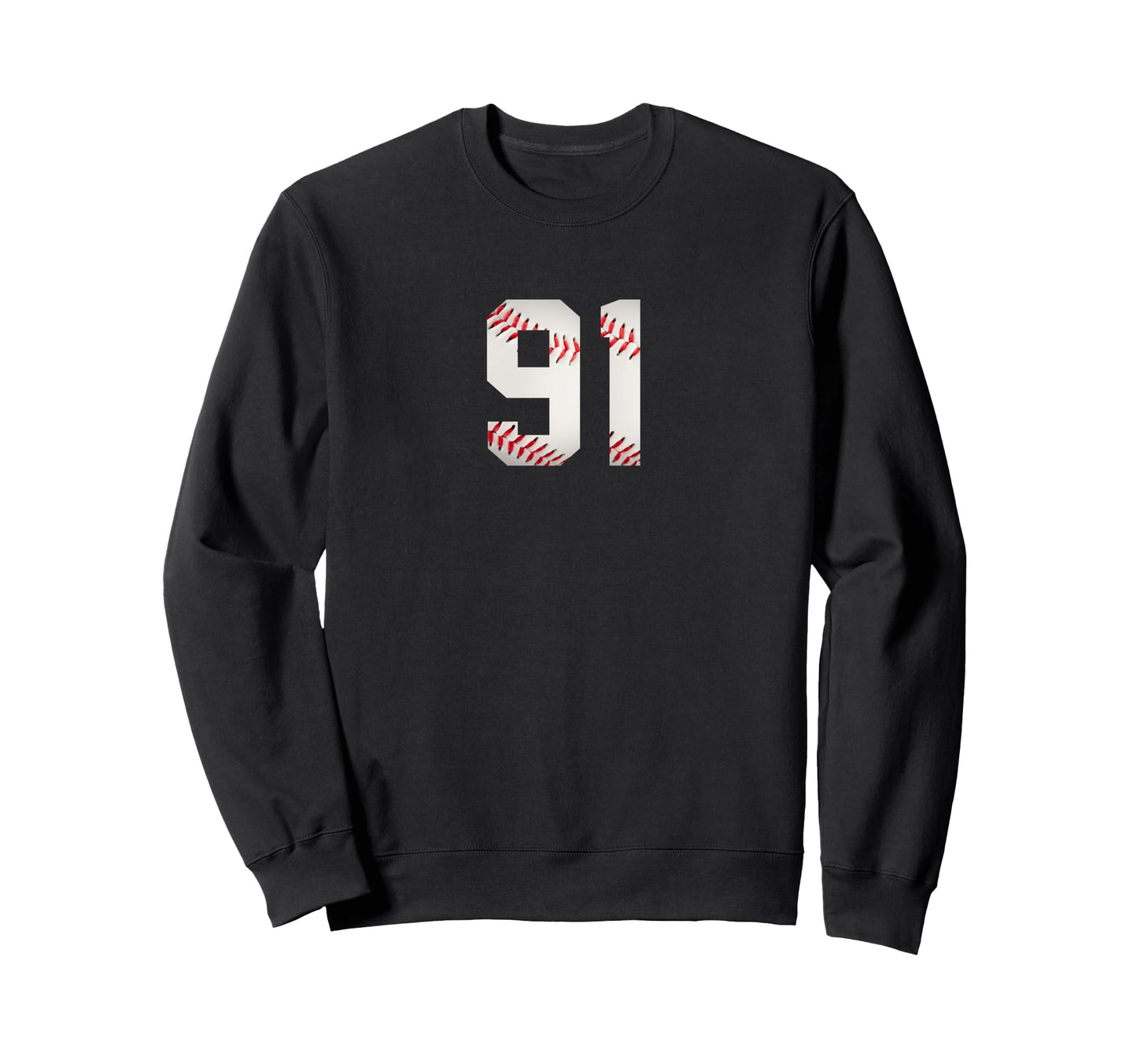 Number 91 Minimalist Birthday Sweatshirt - Aesthetic Graphic Unisex - T-Shirt, Sweatshirt, Hoodie
