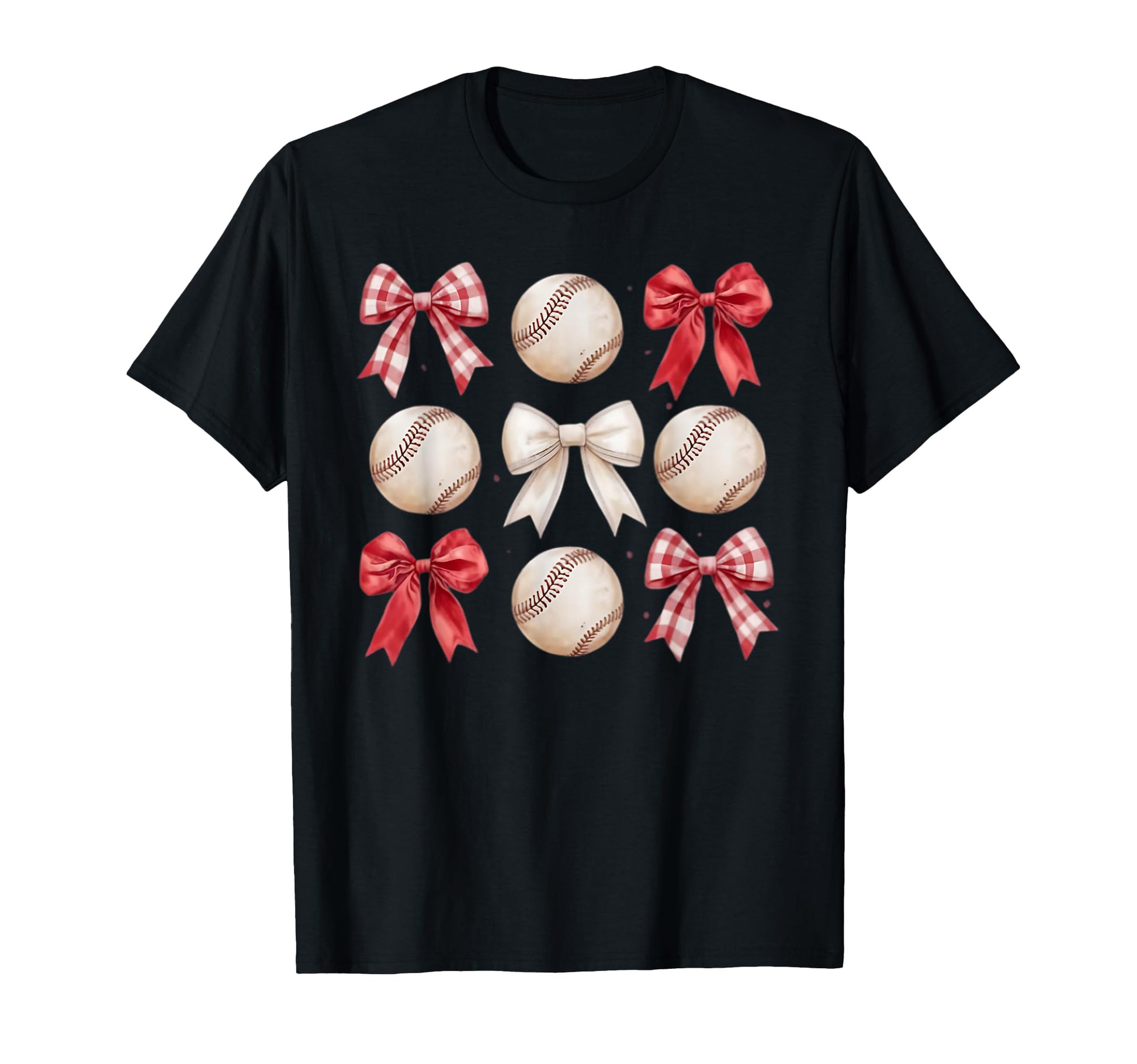 Baseball Coquette Bow Mom Sister T-Shirt - Streetwear Style Unisex - T-Shirt, Sweatshirt, Hoodie