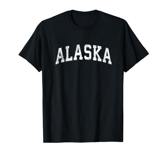 Alaska Varsity Sports Text T-Shirt - Trendy Graphic Men Women - T-Shirt, Sweatshirt, Hoodie