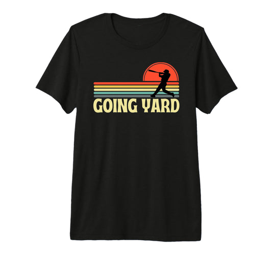 Baseball Going Yard Base Ball Home Run T-Shirt - Custom Art Print Unisex - T-Shirt, Sweatshirt, Hoodie