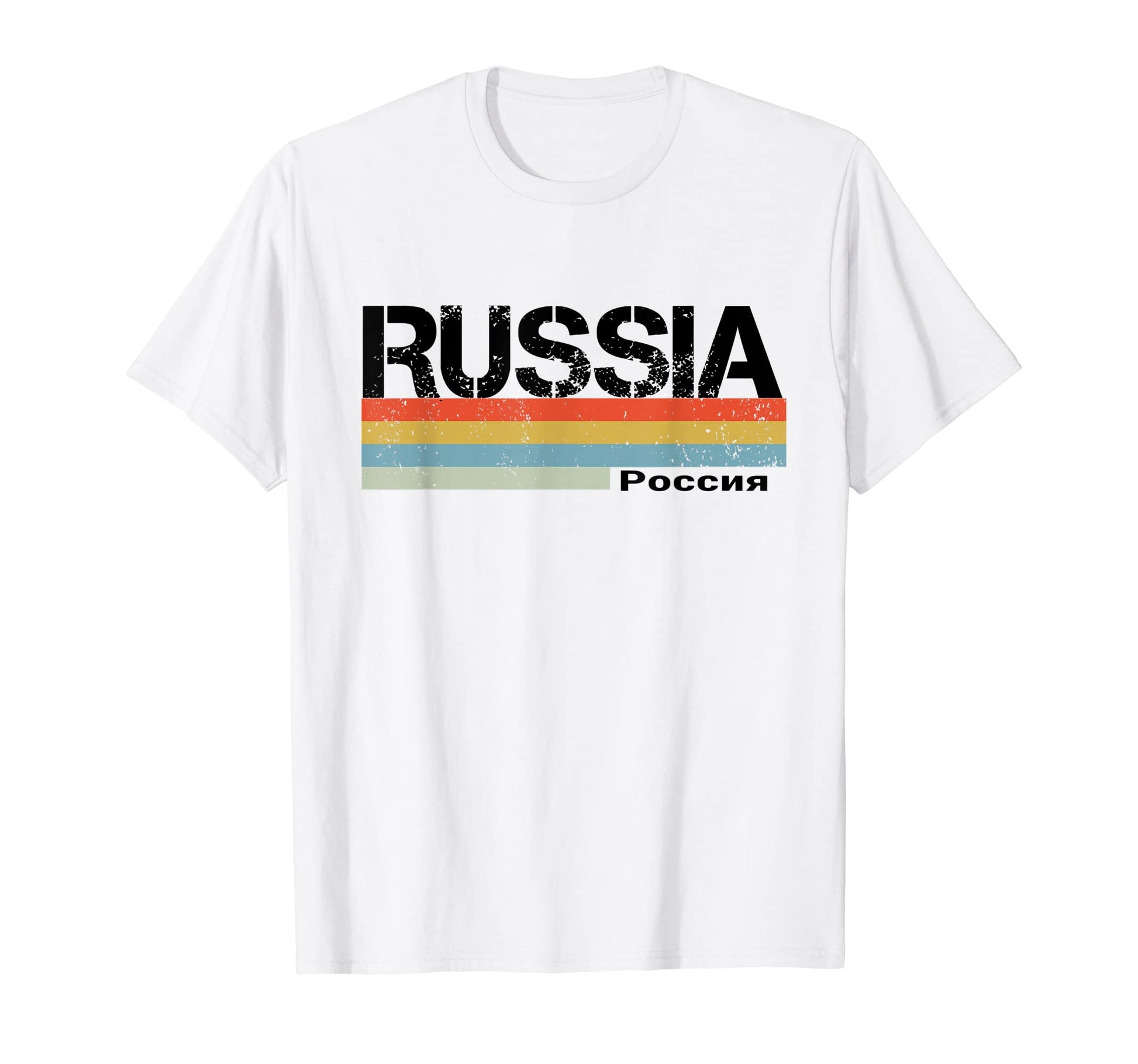 Russia Stripes T-Shirt - Casual Everyday Wear Unisex - T-Shirt, Sweatshirt, Hoodie