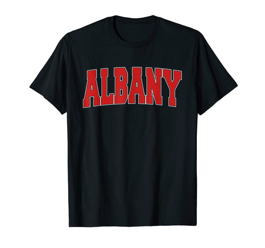 Albany Ca California Varsity Usa Sports T-Shirt - Fun Novelty Design Unisex - T-Shirt, Sweatshirt, Hoodie