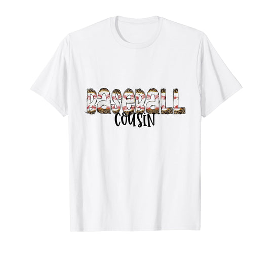 Baseball Cousin Cheetah Leopard T-Shirt - Aesthetic Graphic Unisex - T-Shirt, Sweatshirt, Hoodie
