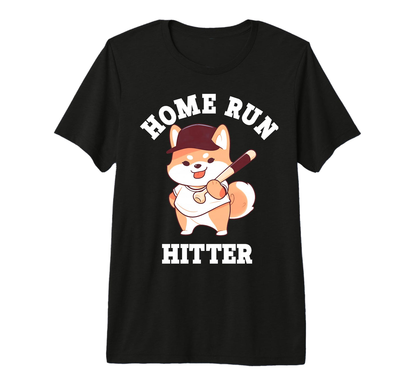 Shiba Inu Home Run Hitter Funny Dog T-Shirt - Aesthetic Graphic Men Women - T-Shirt, Sweatshirt, Hoodie