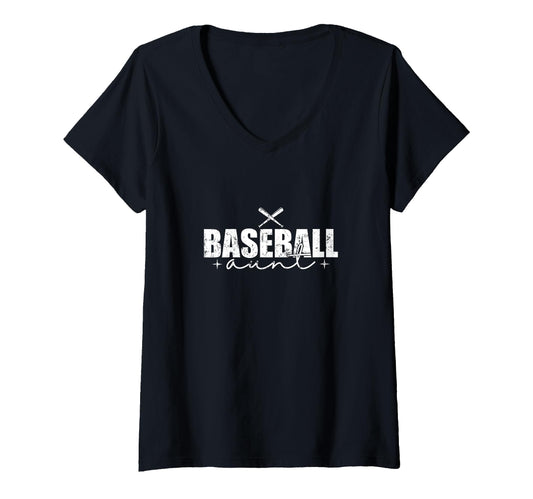 Baseball Auntdiamond Fanhome Run Aunt T-Shirt - Novelty Apparel Unisex - T-Shirt, Sweatshirt, Hoodie