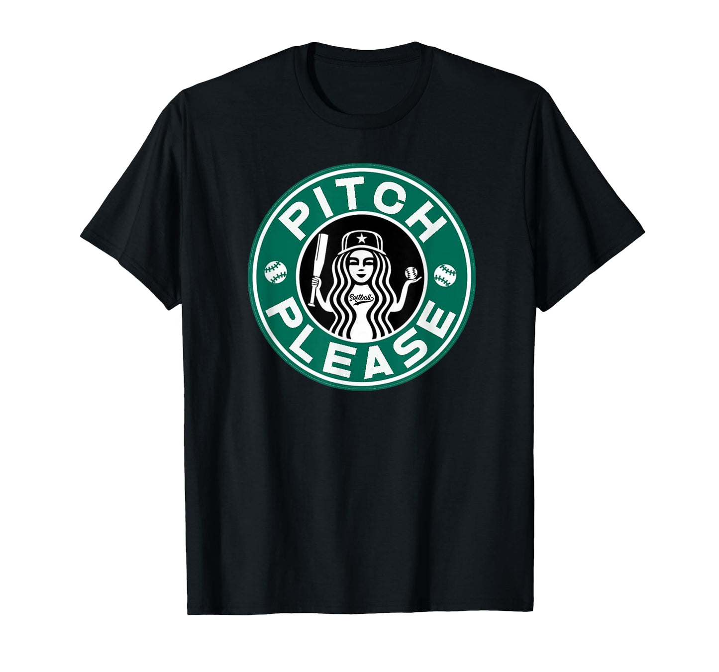 Softball Funny Pitch Please Funny T-Shirt - Unique Graphic for Adults - T-Shirt, Sweatshirt, Hoodie