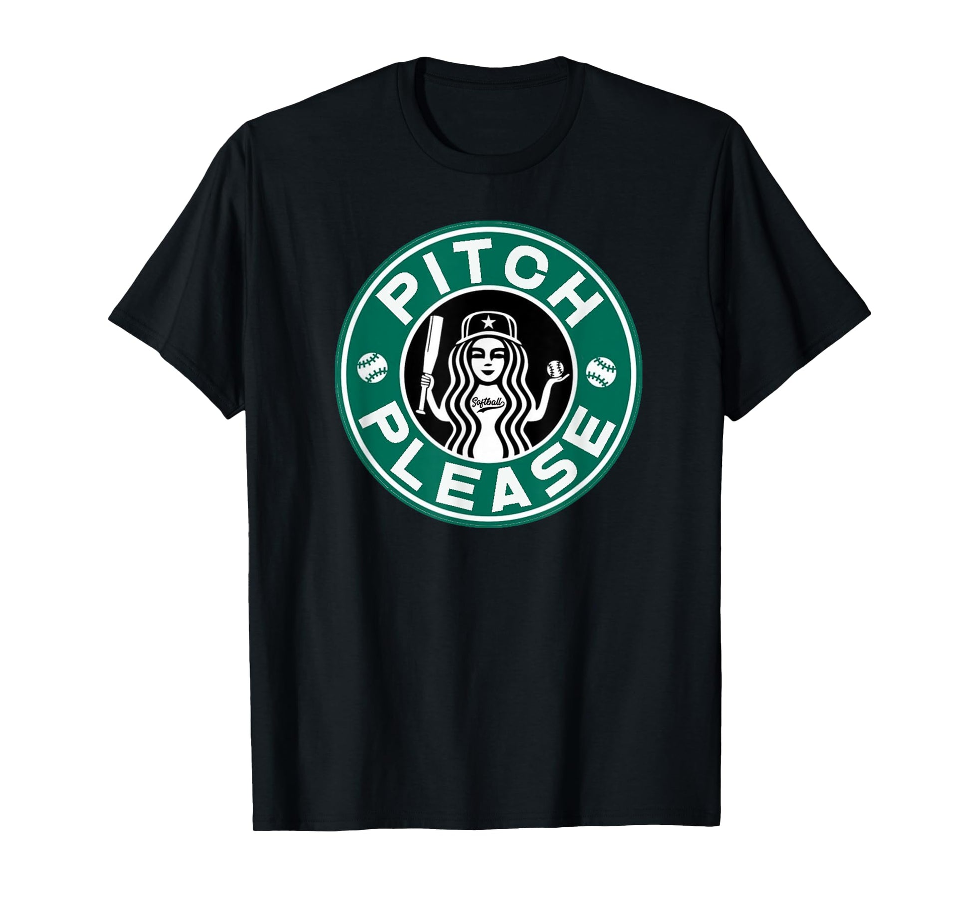 Softball Funny Pitch Please Funny T-Shirt - Unique Graphic for Adults - T-Shirt, Sweatshirt, Hoodie
