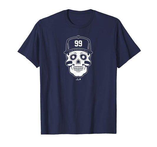 Aaron Judge Sugar Skull New York T-Shirt - Casual Everyday Wear for Adults - T-Shirt, Sweatshirt, Hoodie