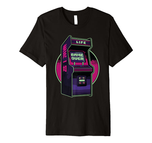 Arcade Game Arcade Game Machine T-Shirt - Minimalist Print Men Women - T-Shirt, Sweatshirt, Hoodie