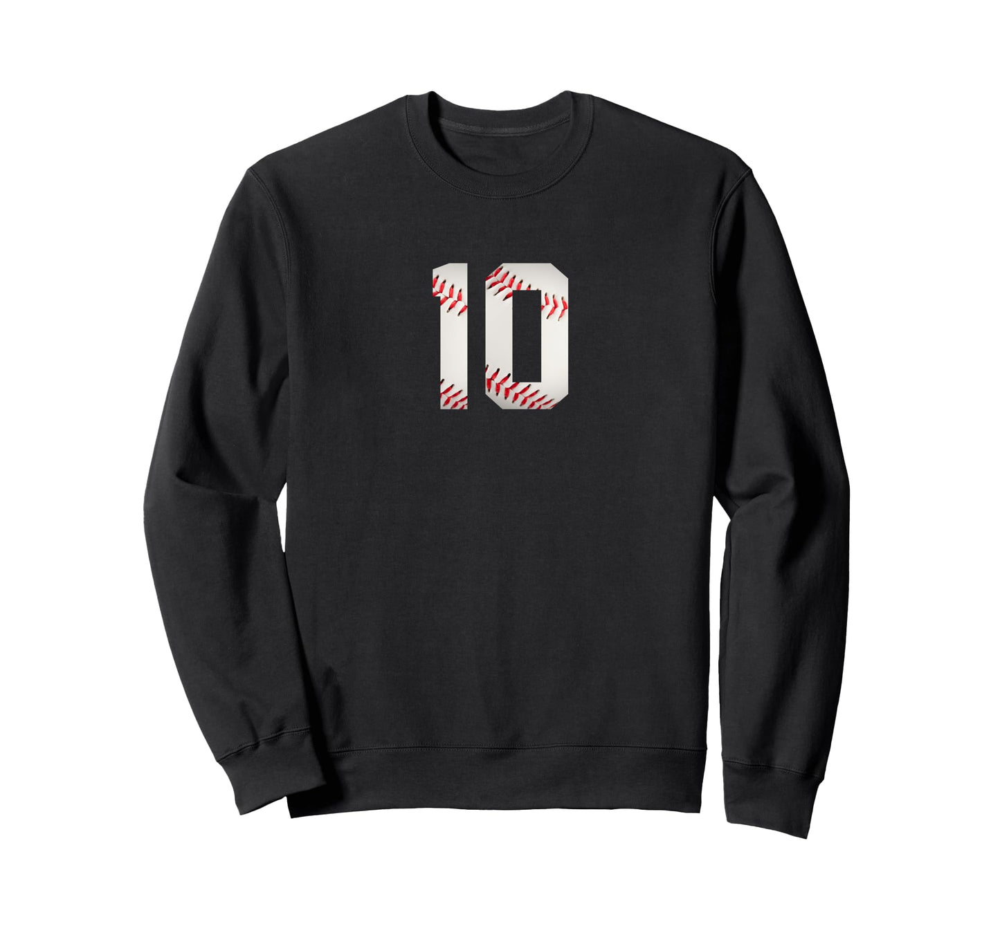 Number 10 Minimalist Birthday Sweatshirt - Streetwear Style for Adults - T-Shirt, Sweatshirt, Hoodie