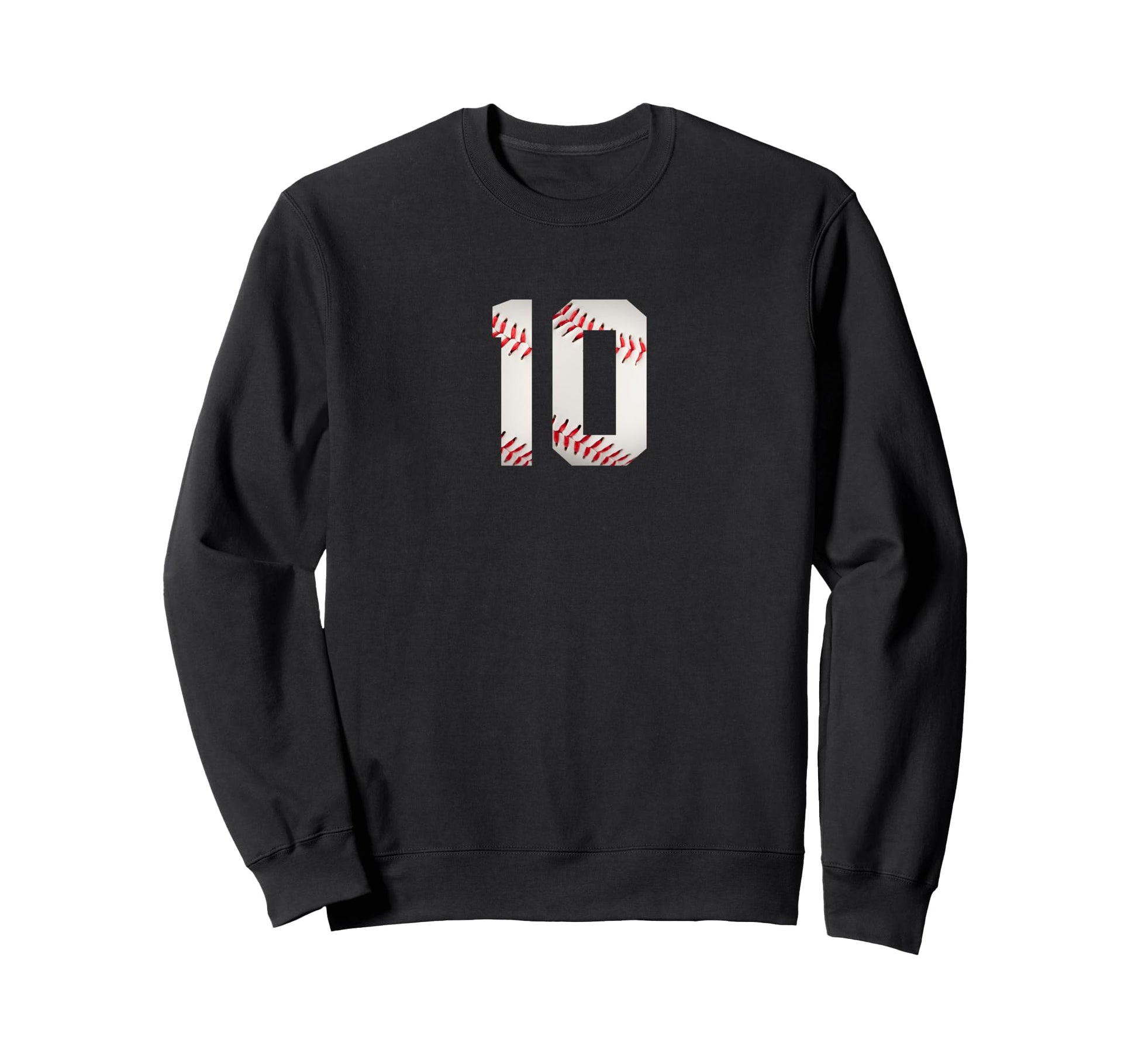 Number 10 Minimalist Birthday Sweatshirt - Streetwear Style for Adults - T-Shirt, Sweatshirt, Hoodie