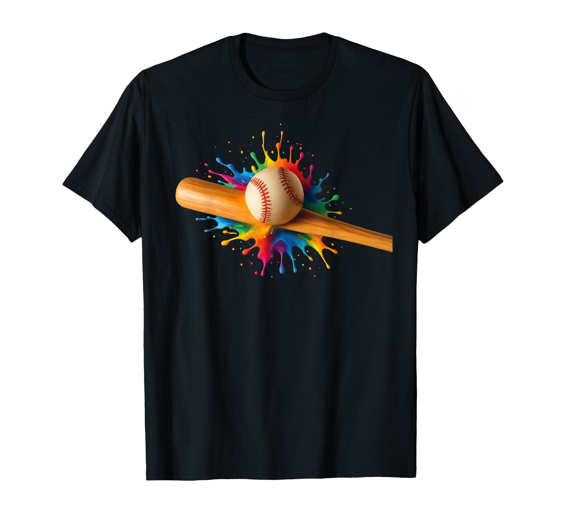 Baseball Bat Hitting Ball Home Run T-Shirt - Aesthetic Graphic Unisex - T-Shirt, Sweatshirt, Hoodie