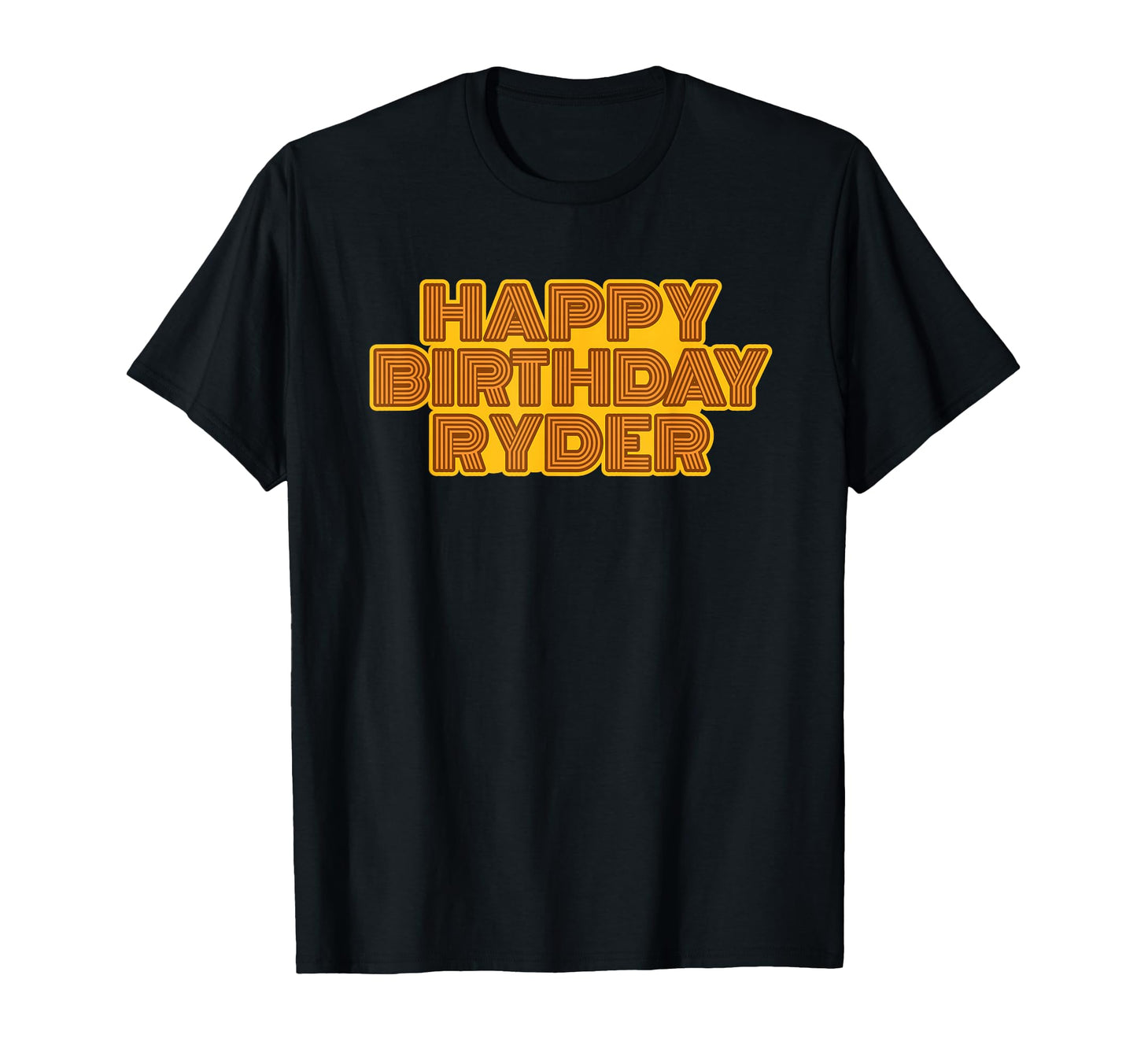 Happy Birthday Ryder Personalized Name T-Shirt - Graphic Print Men Women - T-Shirt, Sweatshirt, Hoodie