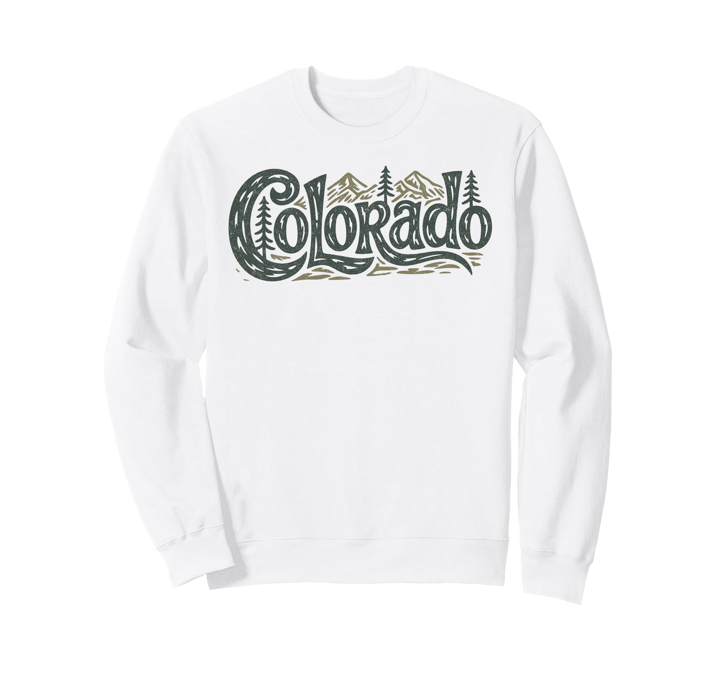 Colorado Mountains Nature Hiking Sweatshirt - Streetwear Style Men Women - T-Shirt, Sweatshirt, Hoodie