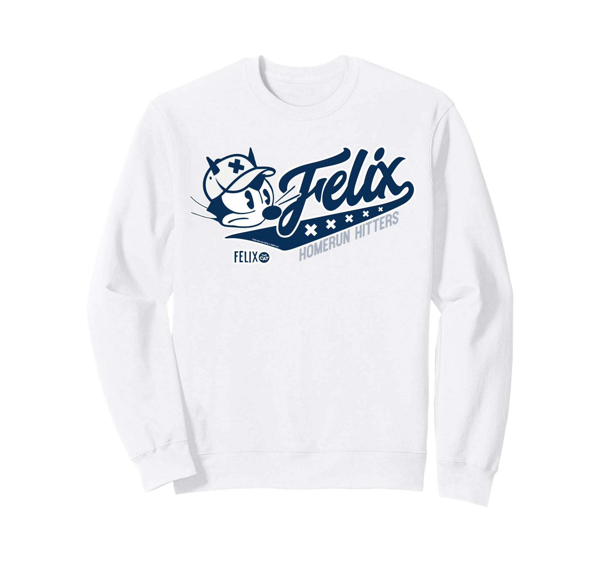 Felix Cat Homerun Hitters Americana Sweatshirt - Graphic Print Men Women - T-Shirt, Sweatshirt, Hoodie