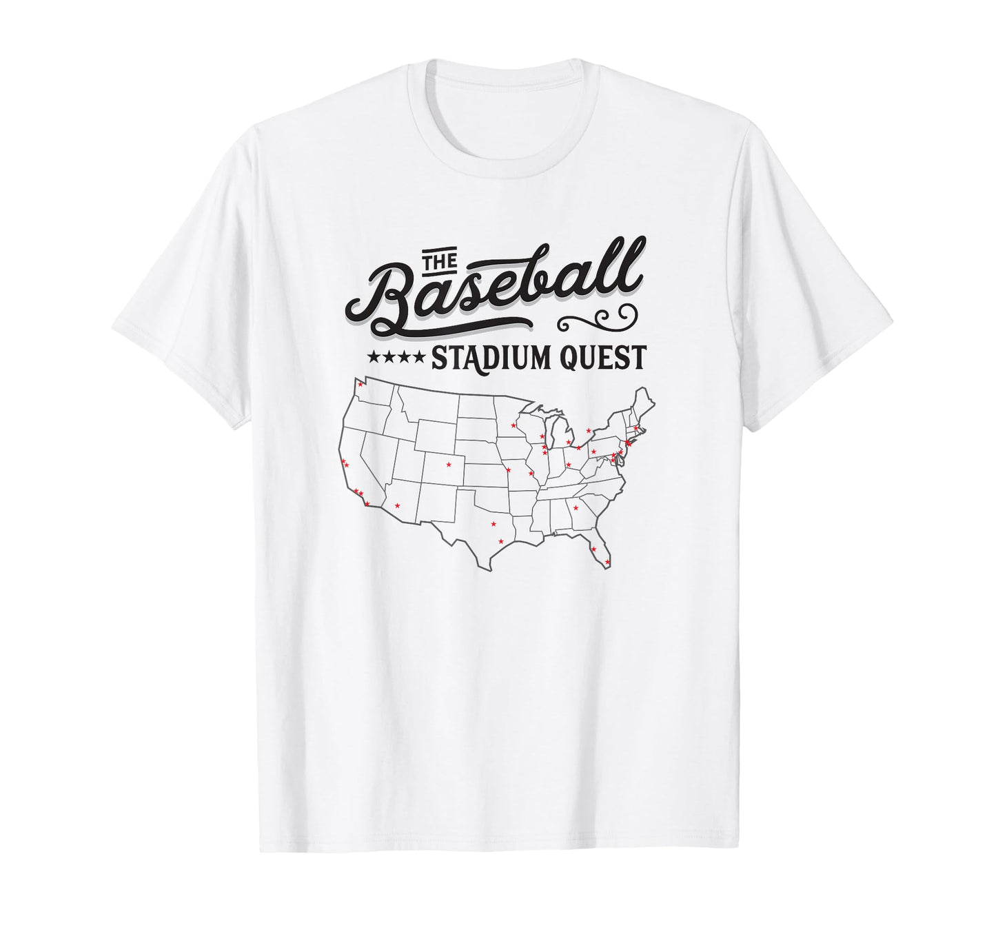 Baseball Stadium Quest T-Shirt - Custom Art Print for Adults - T-Shirt, Sweatshirt, Hoodie