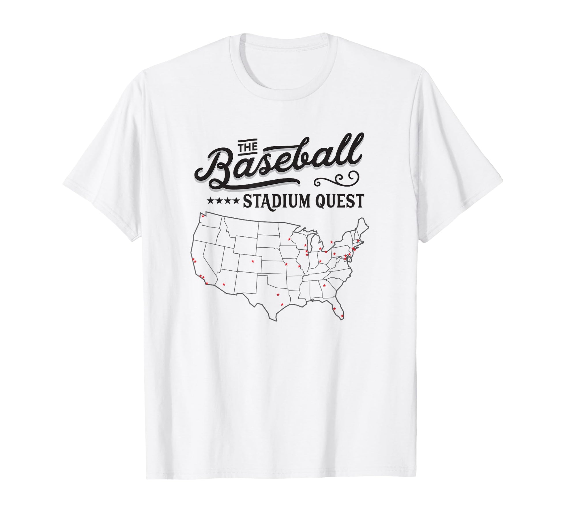 Baseball Stadium Quest T-Shirt - Custom Art Print for Adults - T-Shirt, Sweatshirt, Hoodie