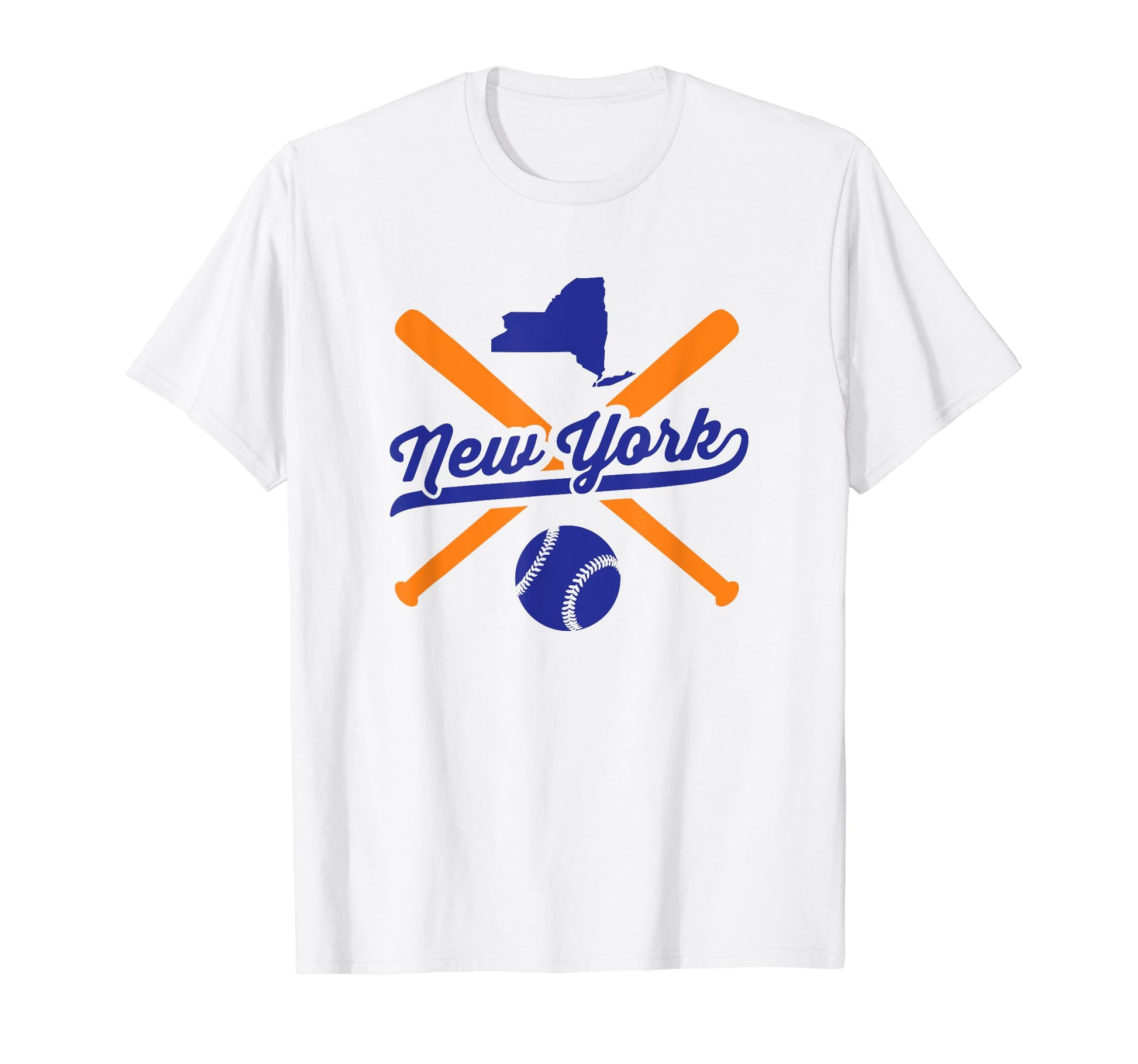 New York Baseball State Pride Love City T-Shirt - Custom Art Print Unisex - T-Shirt, Sweatshirt, Hoodie