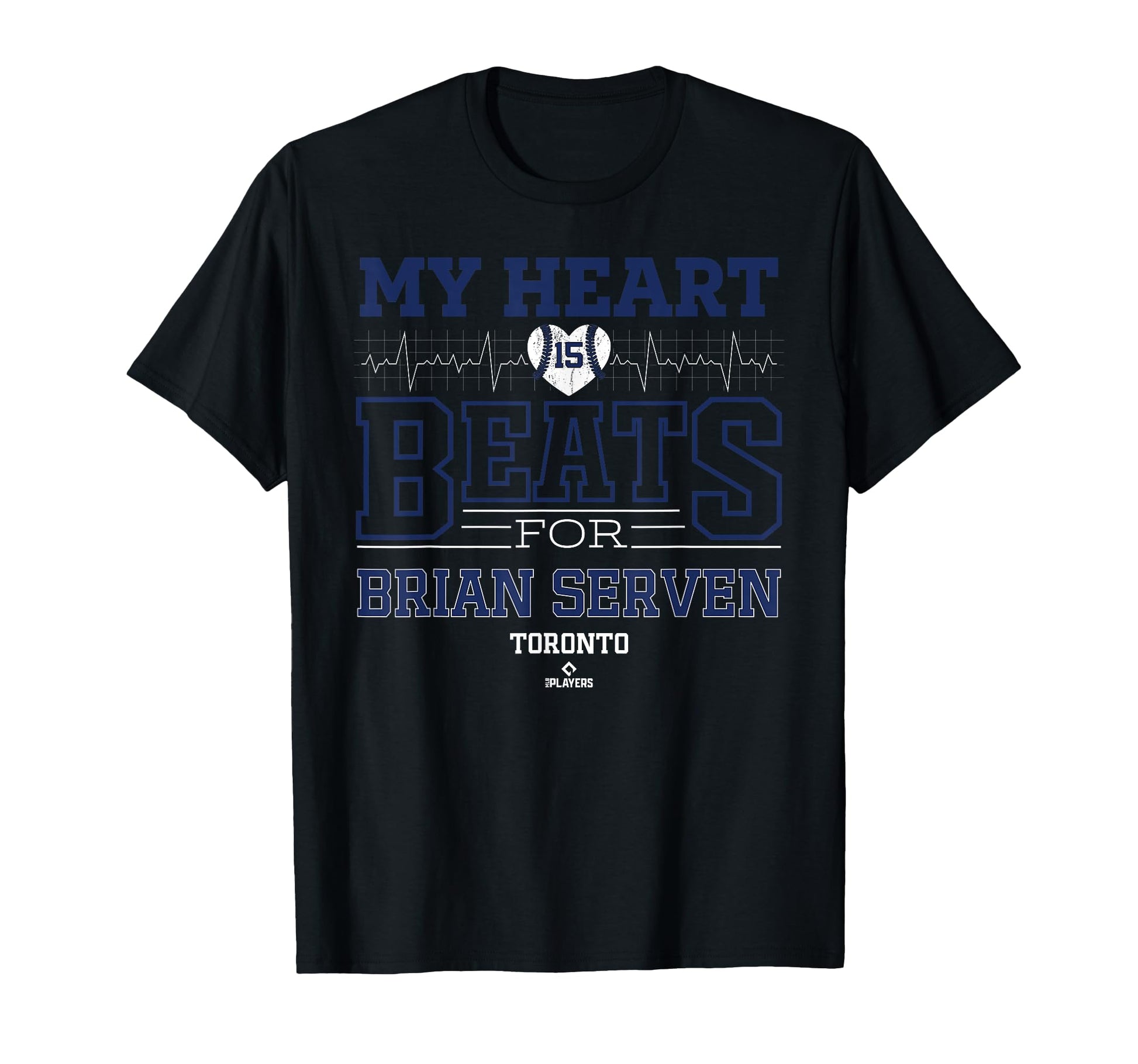 My Heart Beats Brian Serven Toronto T-Shirt - Trendy Graphic for Adults - T-Shirt, Sweatshirt, Hoodie