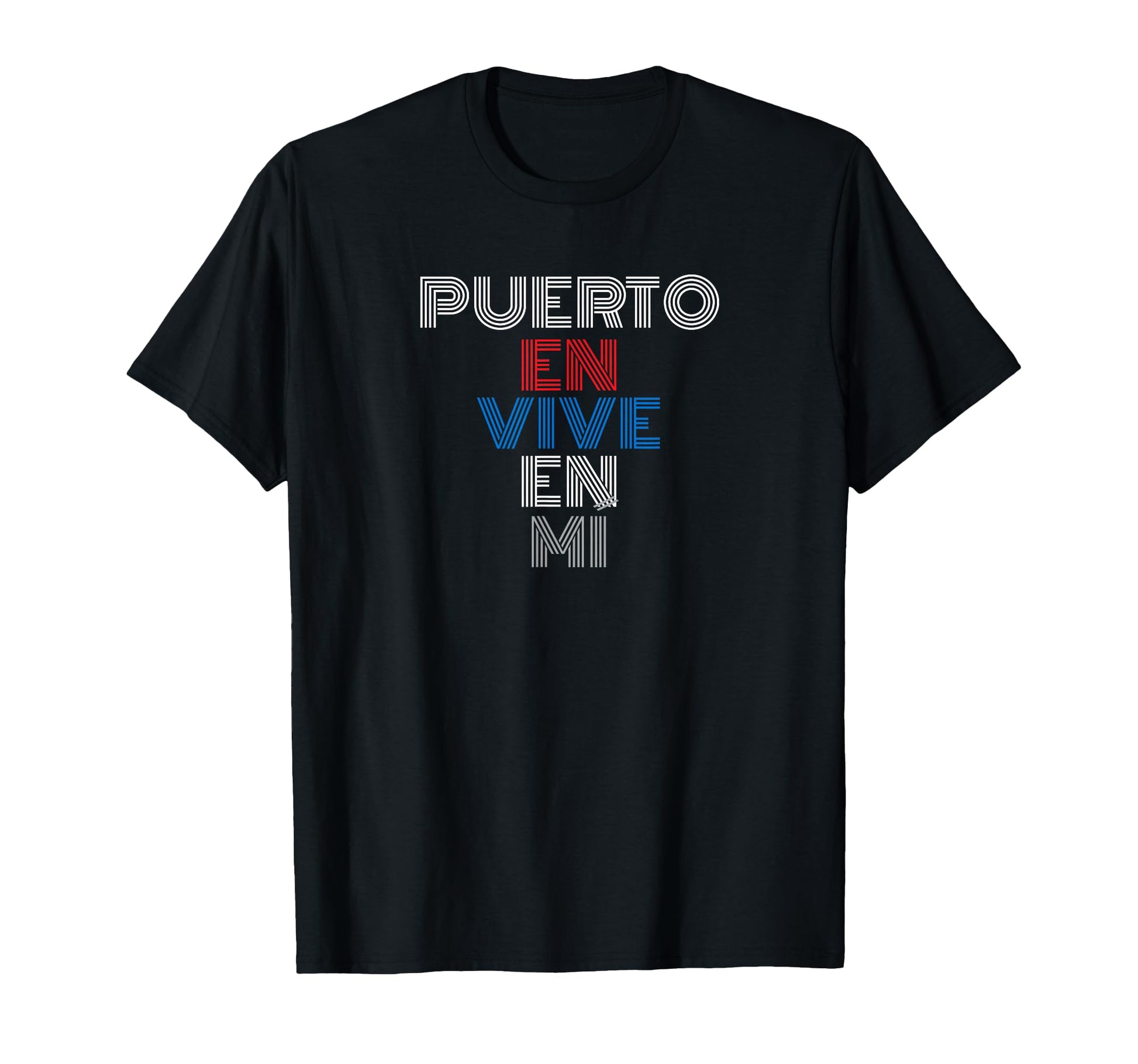 Puerto En Vive En Mi Puerto Rican Home T-Shirt - Unique Graphic for Adults - T-Shirt, Sweatshirt, Hoodie