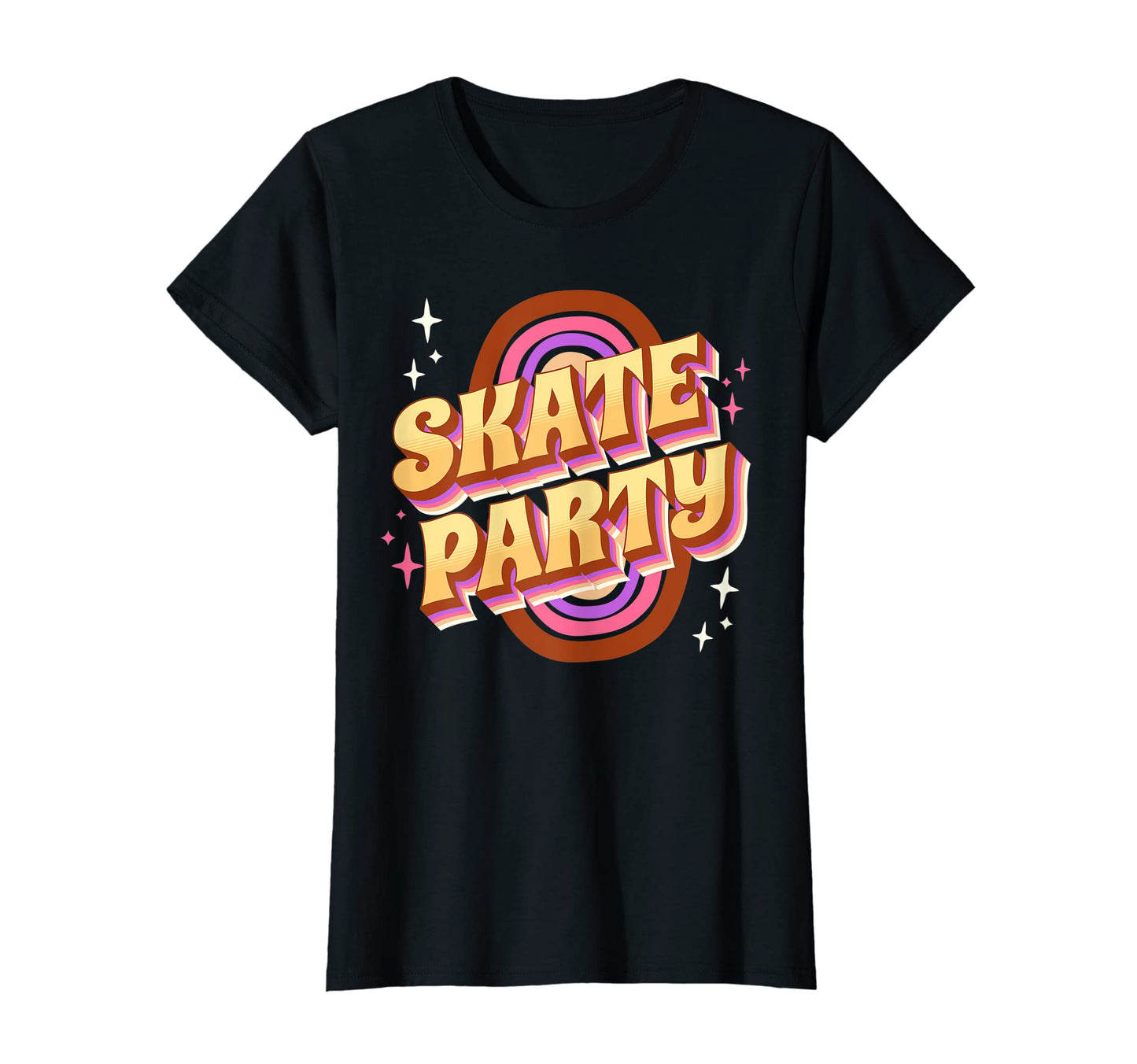 Skate Party Birthday Roller Derby Skating T-Shirt - Unique Graphic Unisex - T-Shirt, Sweatshirt, Hoodie
