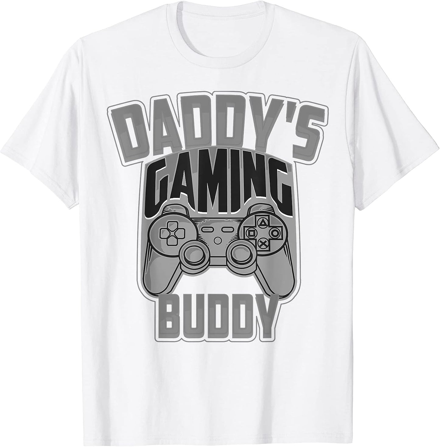 Cute Little Dad's Video Game Player - Adult & Kids T-Shirts, Sweatshirts & Hoodies apparel design preview 1