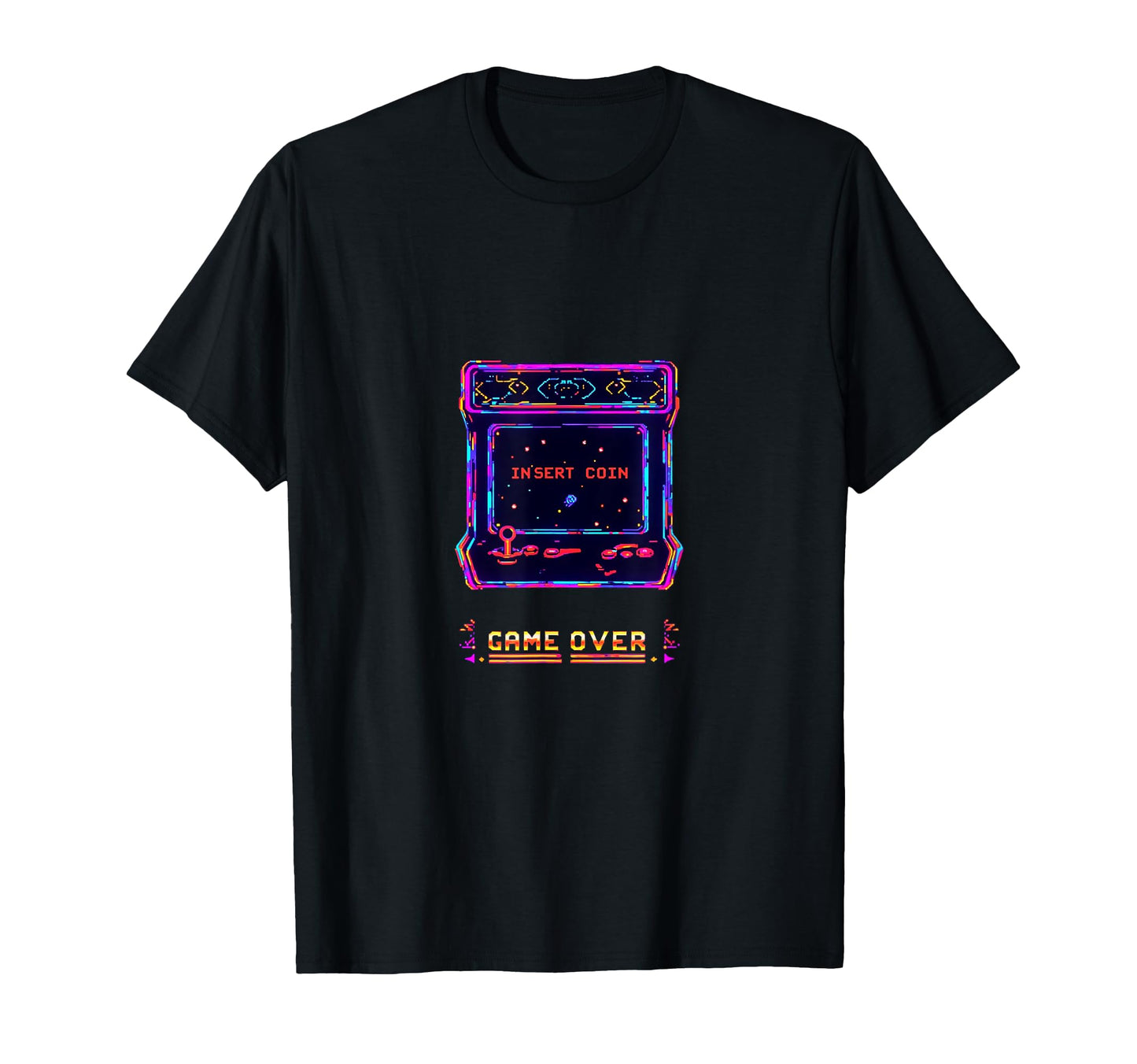 Gaming Arcade Game Over Play Player T-Shirt - Graphic Print for Adults - T-Shirt, Sweatshirt, Hoodie