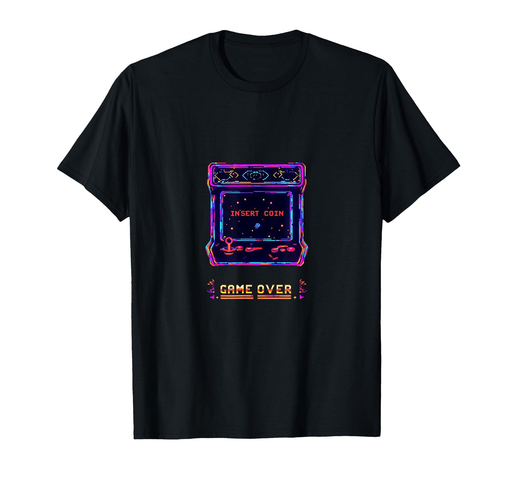 Gaming Arcade Game Over Play Player T-Shirt - Graphic Print for Adults - T-Shirt, Sweatshirt, Hoodie