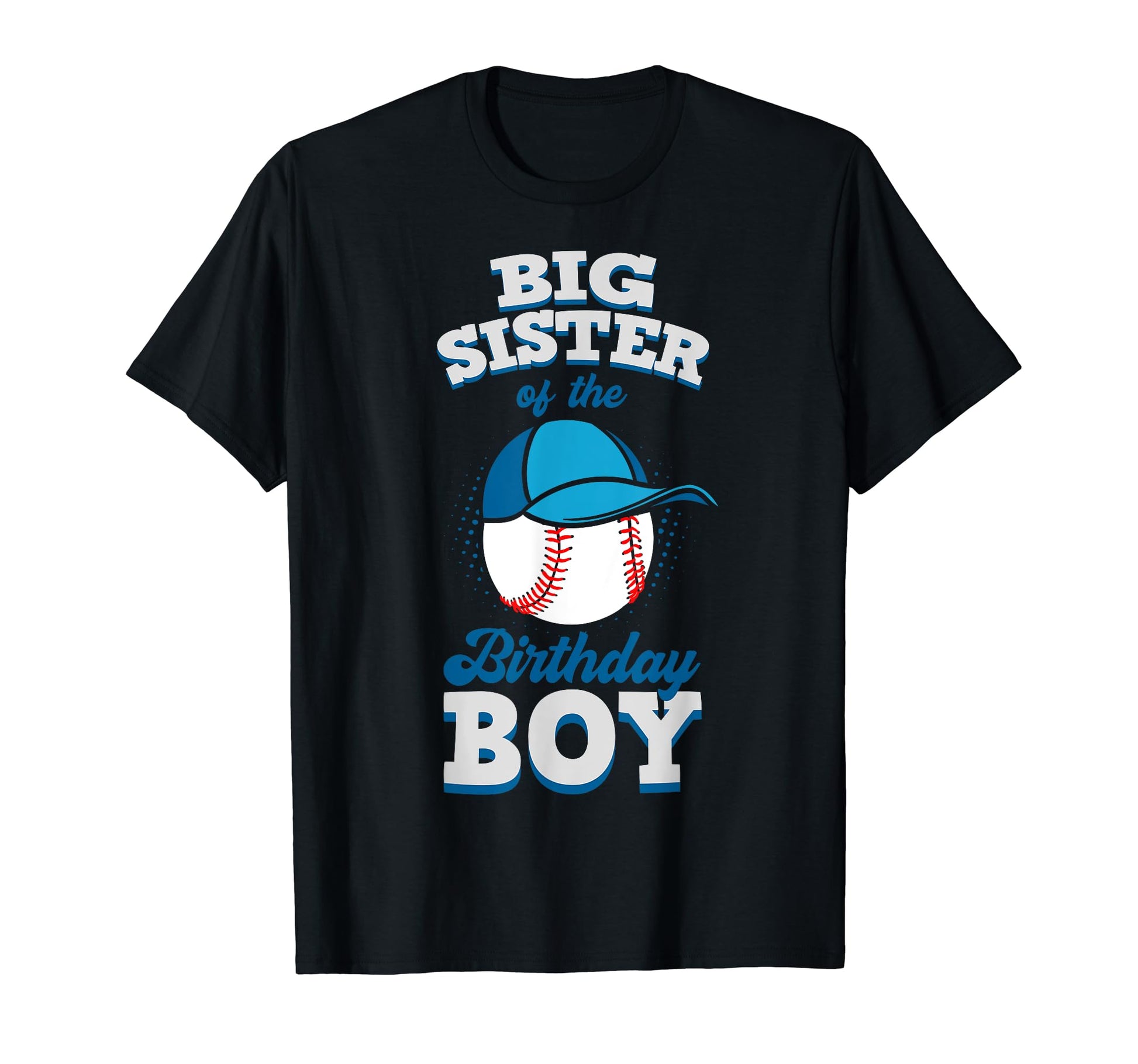 Big Sister Birthday Baseball Theme T-Shirt - Aesthetic Graphic for Adults - T-Shirt, Sweatshirt, Hoodie