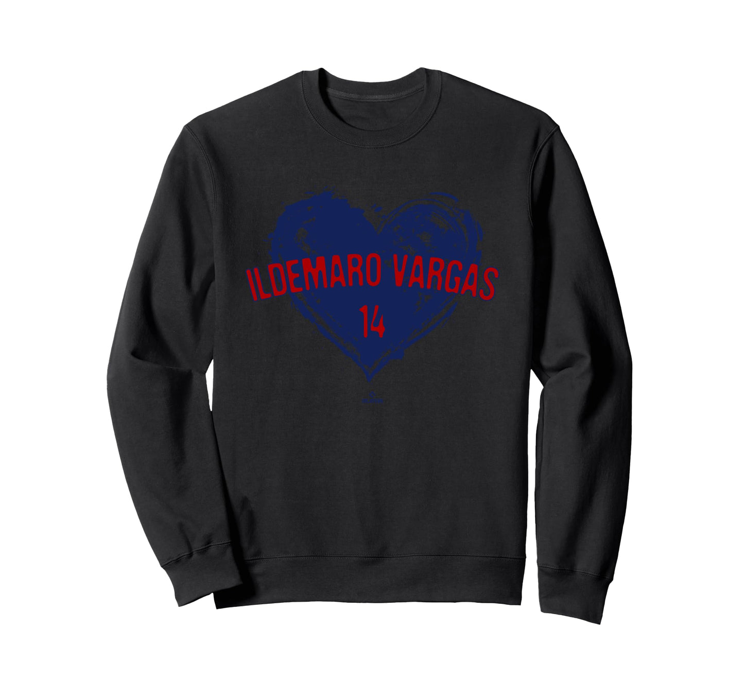 Distressed Heart Ildemaro Vargas Sweatshirt - Aesthetic Graphic for Adults - T-Shirt, Sweatshirt, Hoodie