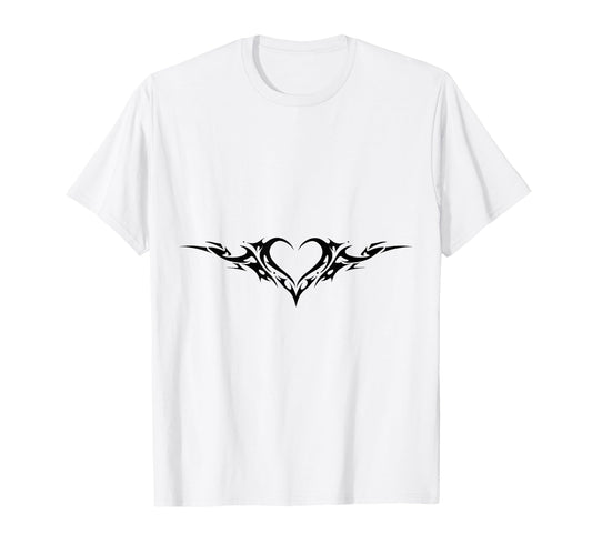 Alt Aesthetic Heart Tribal Heart Love T-Shirt - Unique Graphic Men Women - T-Shirt, Sweatshirt, Hoodie