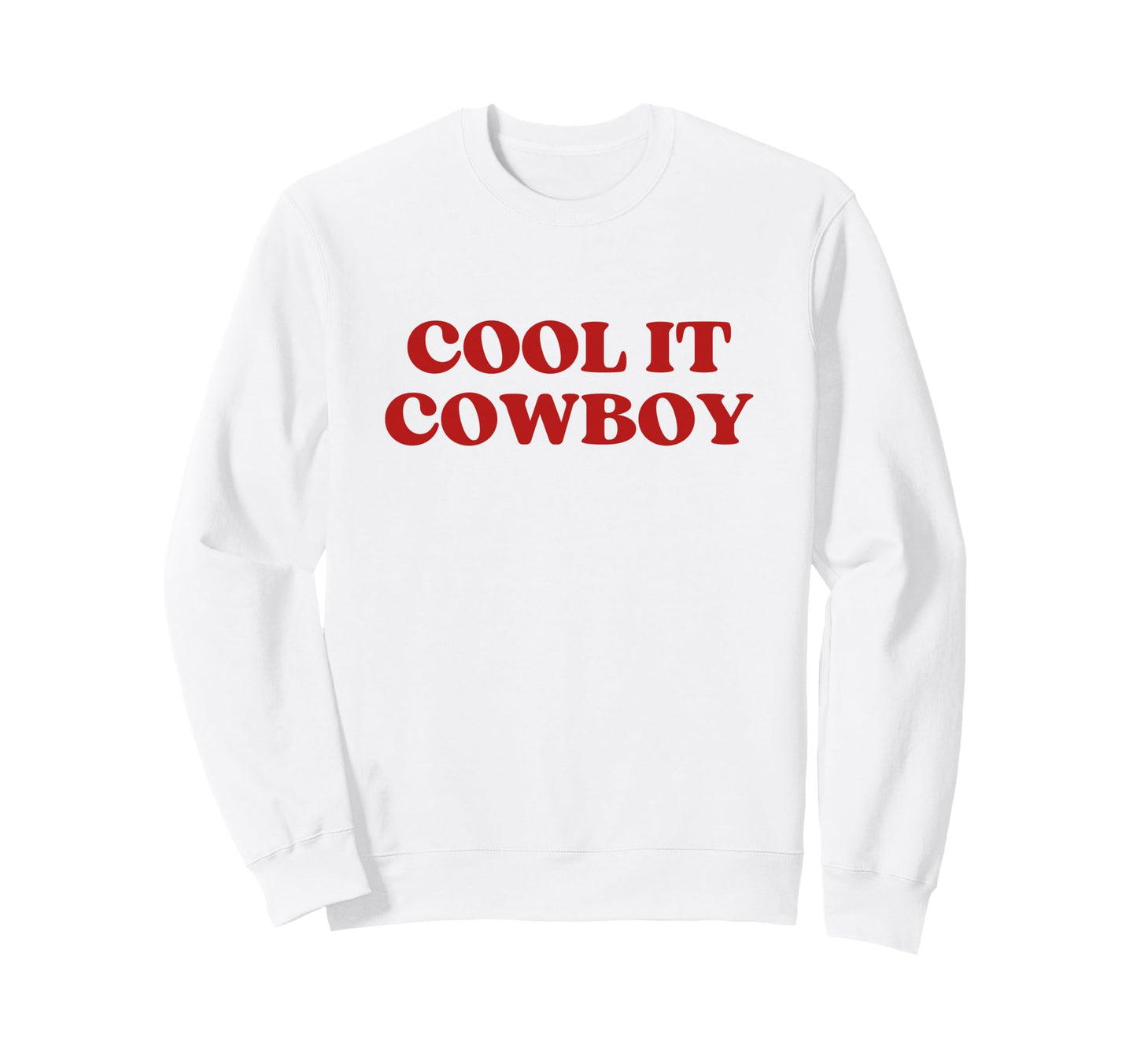 It Cowboy Y2K Aesthetic Sweatshirt - Minimalist Print Men Women - T-Shirt, Sweatshirt, Hoodie