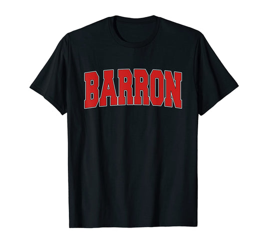 Barron Wi Wisconsin Varsity Usa Sports T-Shirt - Novelty Apparel for Adults - T-Shirt, Sweatshirt, Hoodie