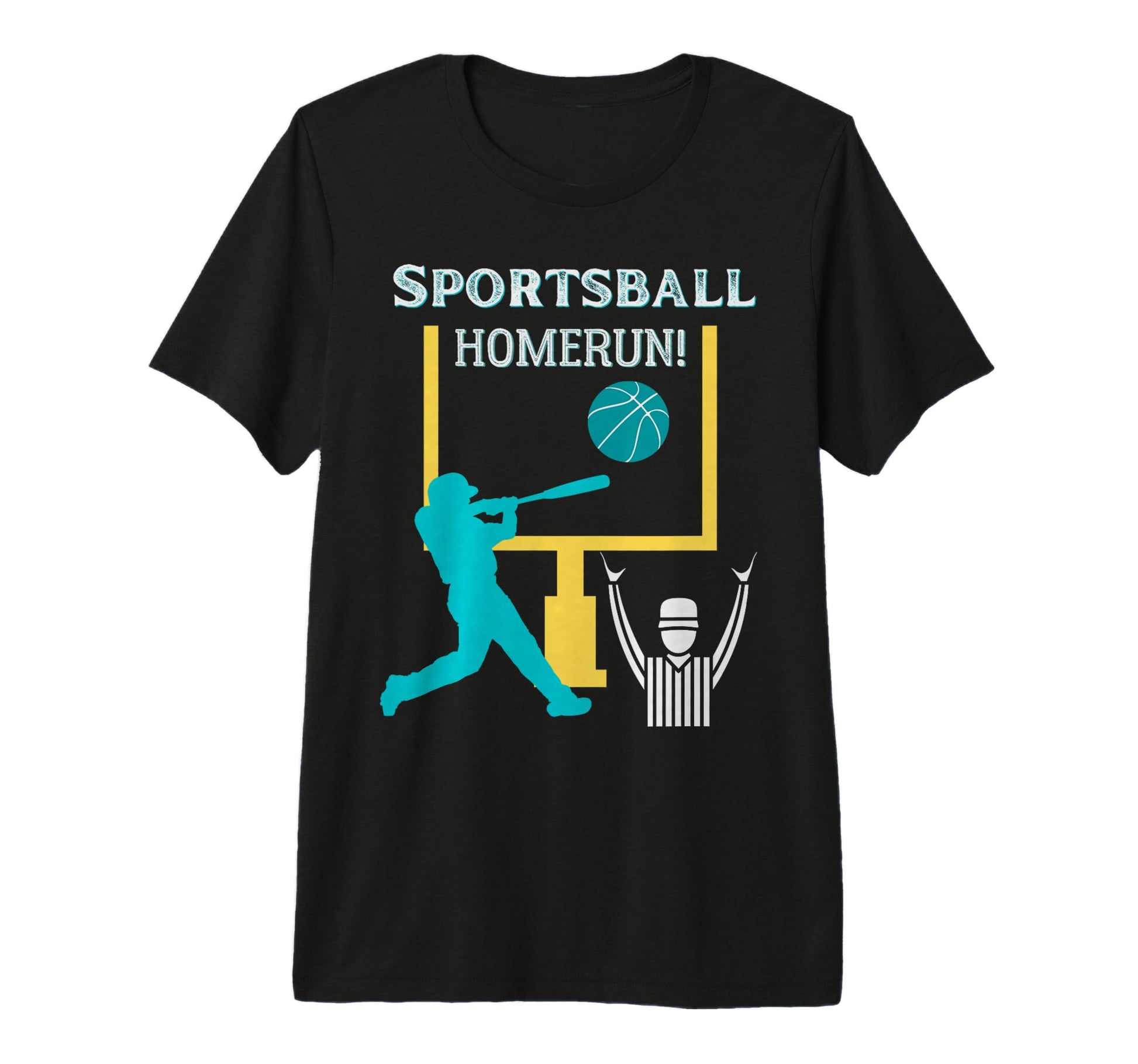 Sportsball Homerun Funny Football T-Shirt - Aesthetic Graphic for Adults - T-Shirt, Sweatshirt, Hoodie