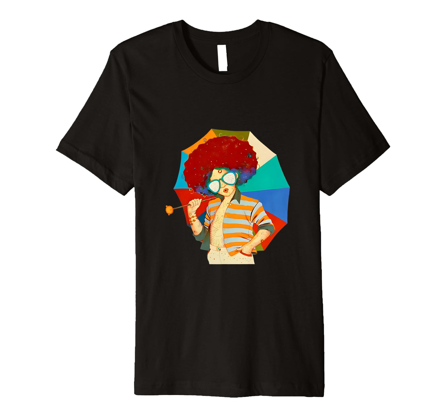 Funk Vibes 70S Disco Aesthetic Painting T-Shirt - Graphic Print for Adults - T-Shirt, Sweatshirt, Hoodie